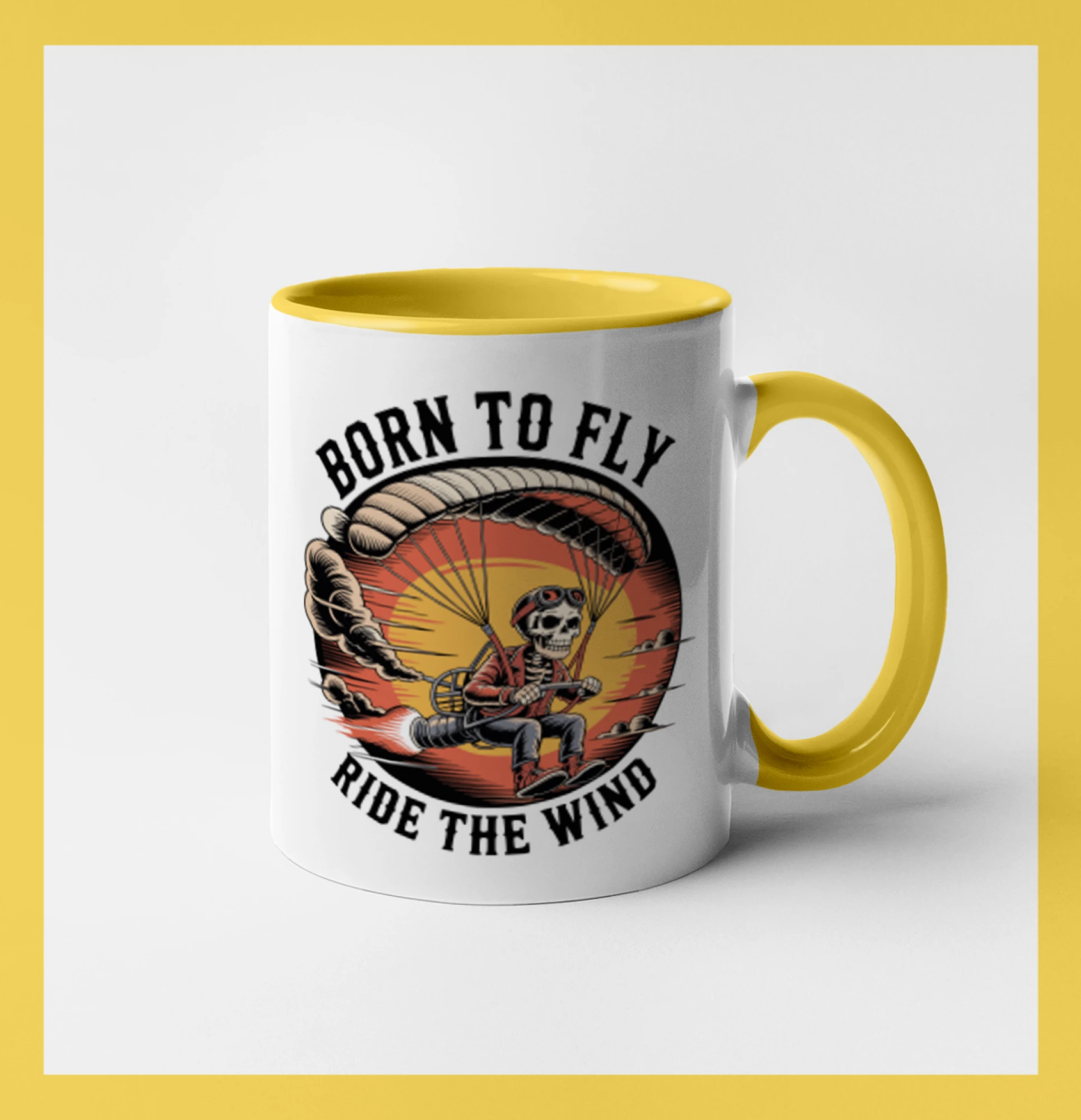 Paraglide BORN TO FLY RIDE THE WIN