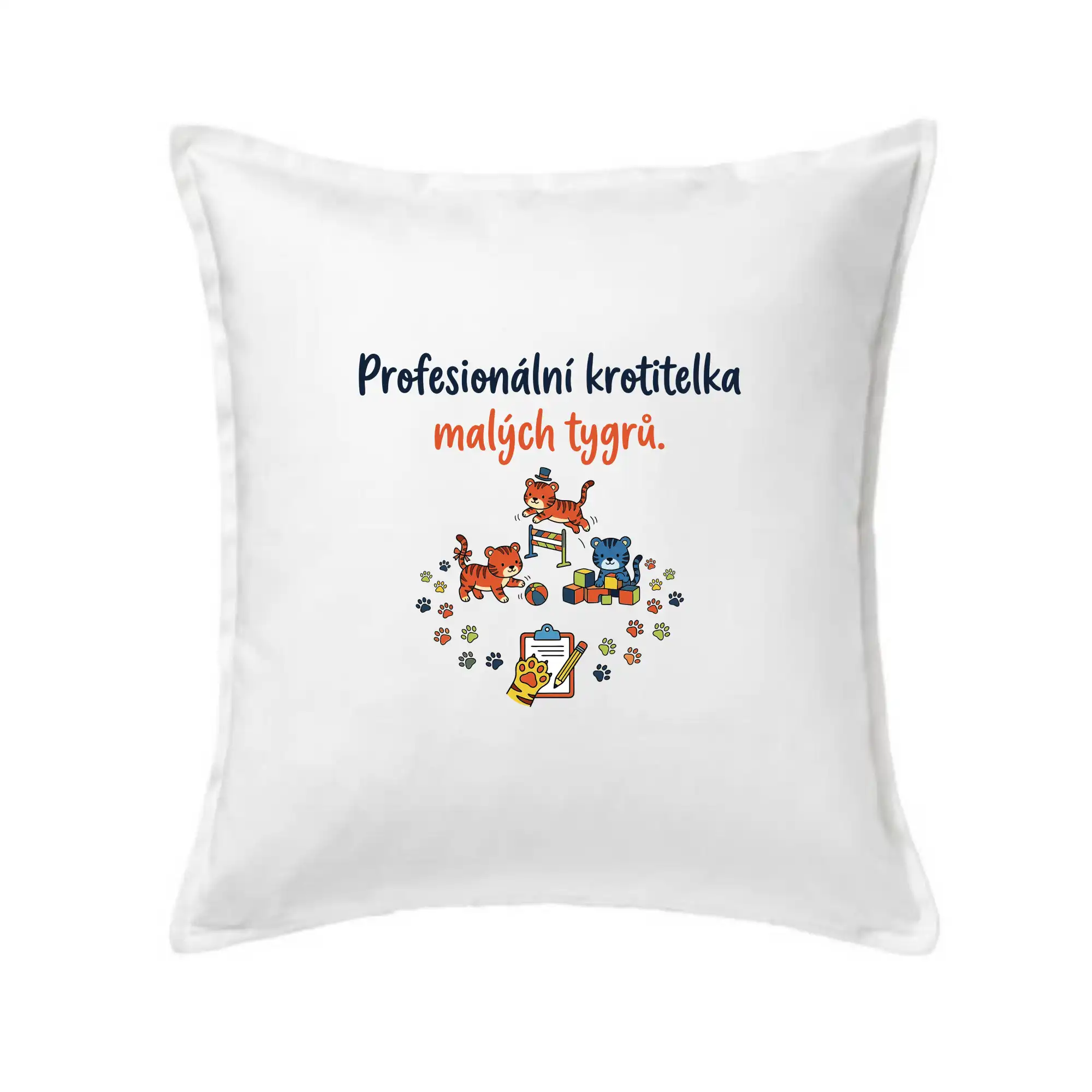 Profesionální krotitelka malých tygrů