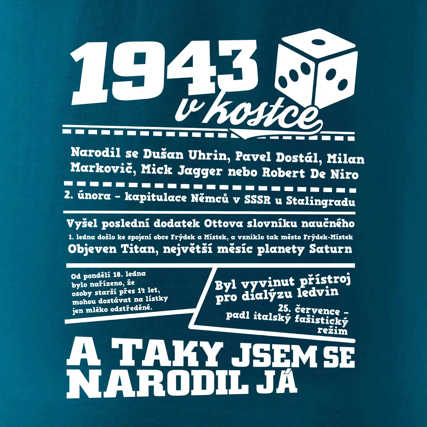1943 v kostce