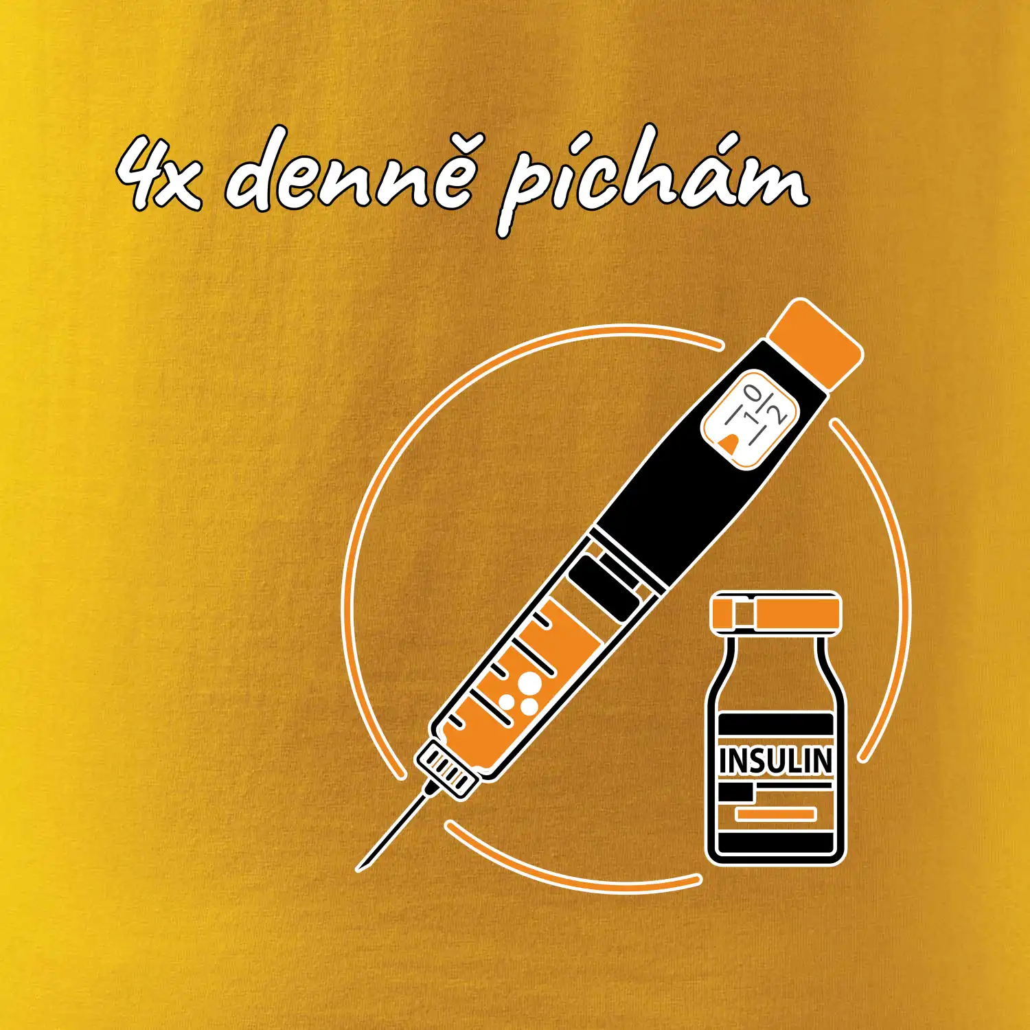 4x denně píchám Insulin