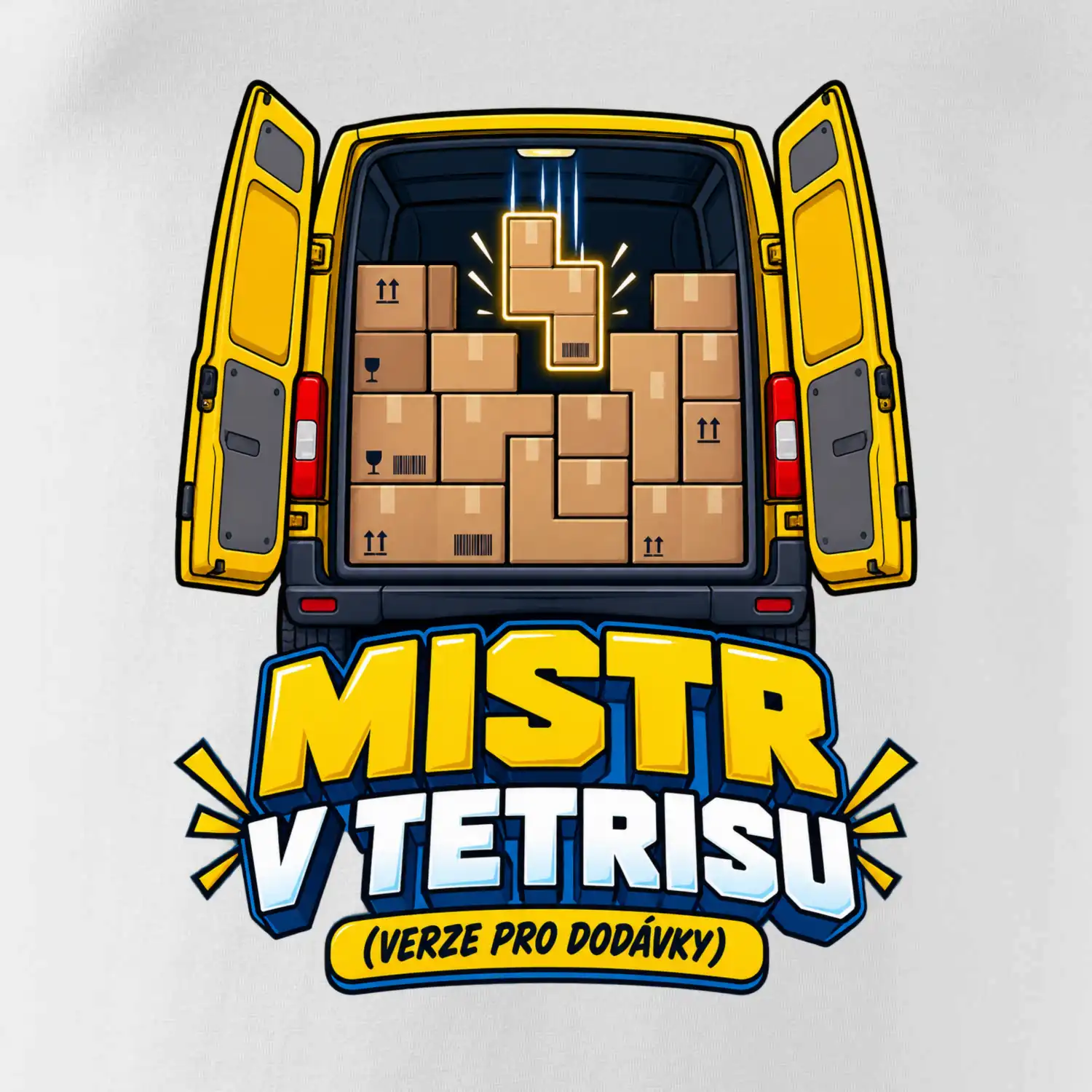 Mistr v tetrisu pro dodávky