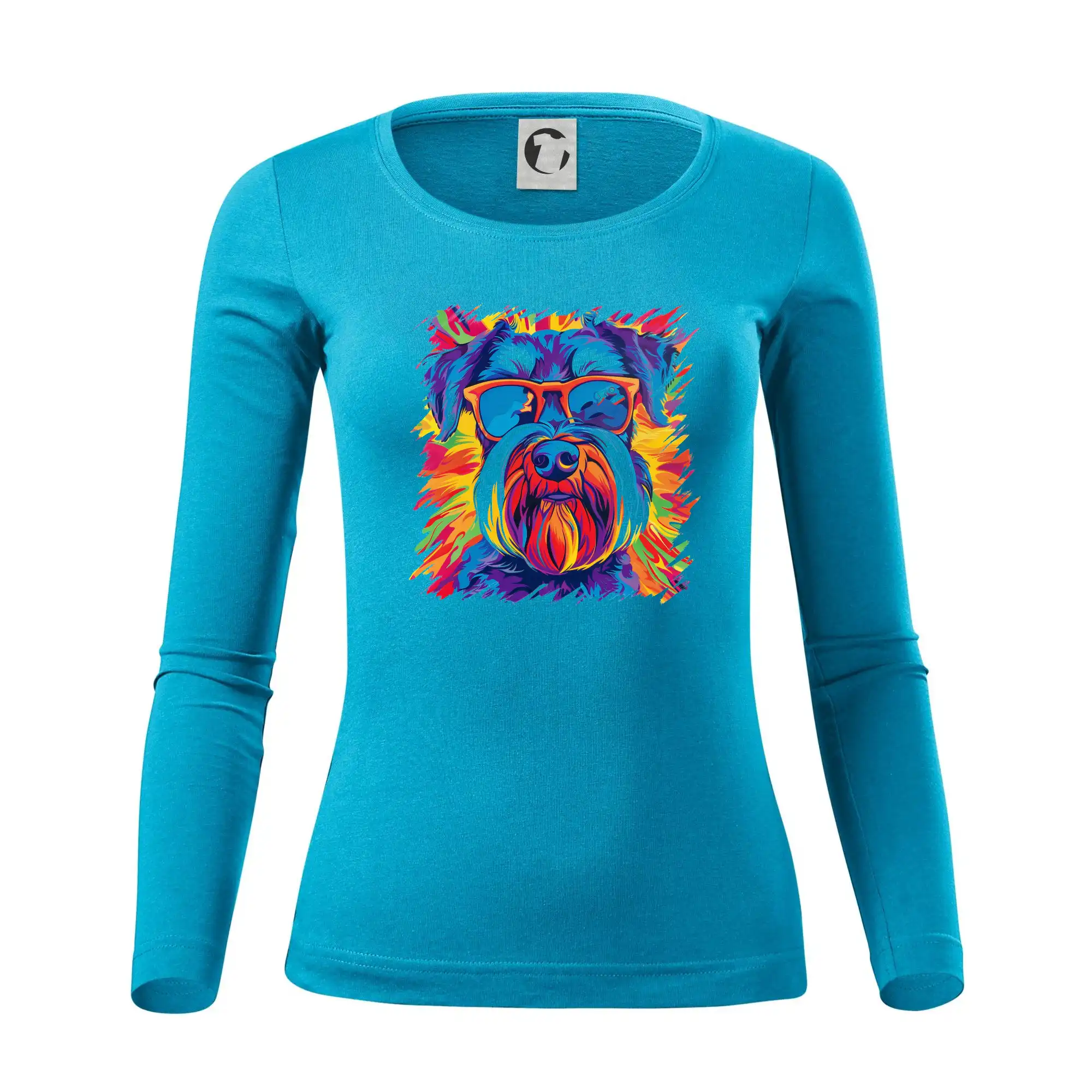 Knírač barevný styl 70s