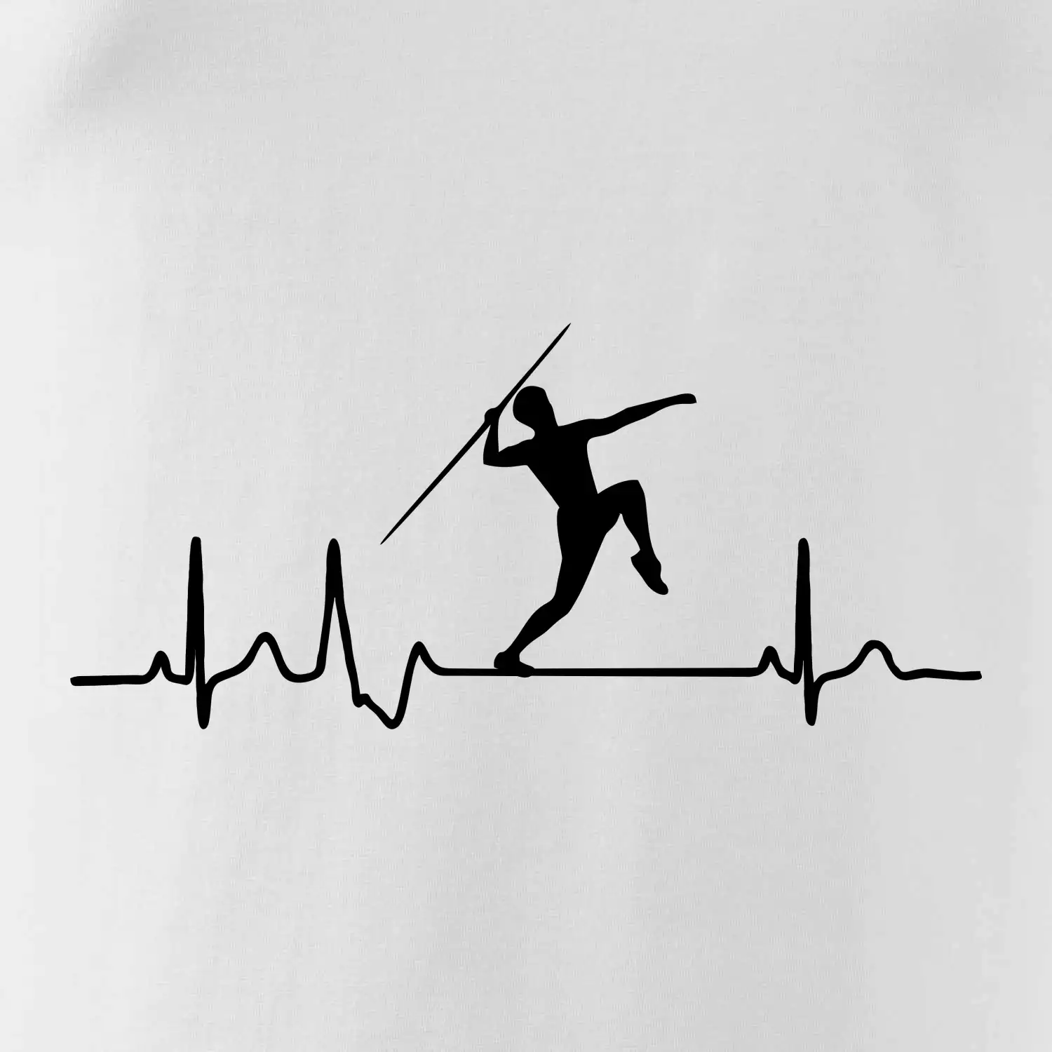 EKG hod oštěpem muž