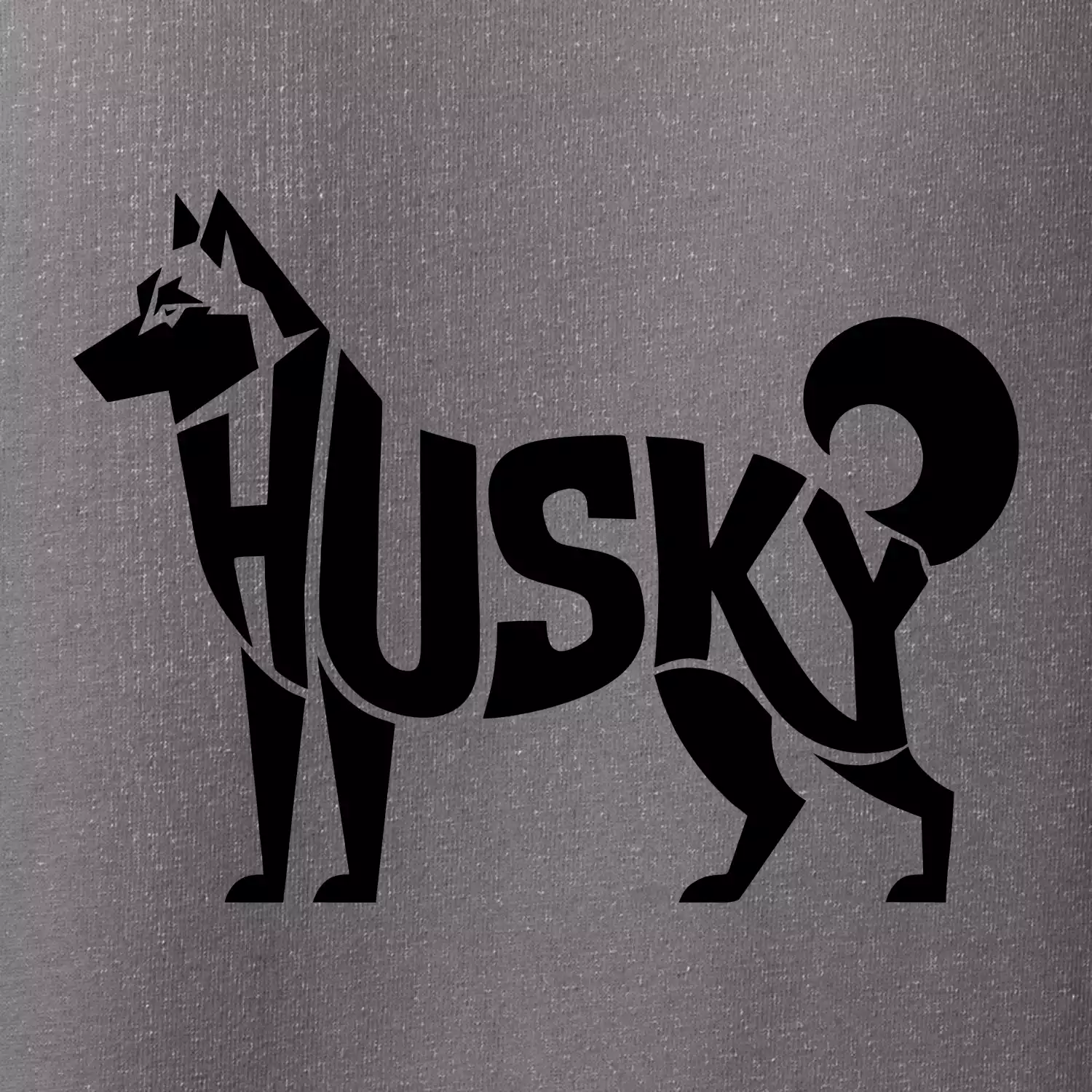 Husky nápis v těle