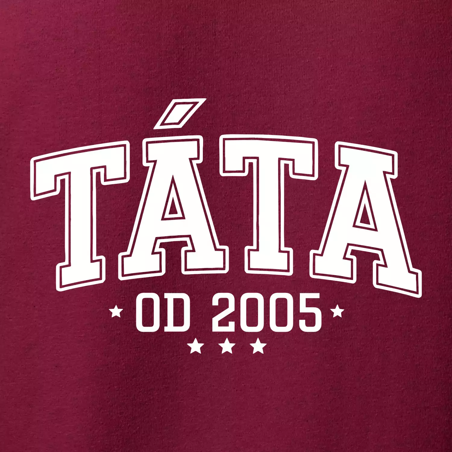 Táta od roku - sportovní nápis (váš ročník)