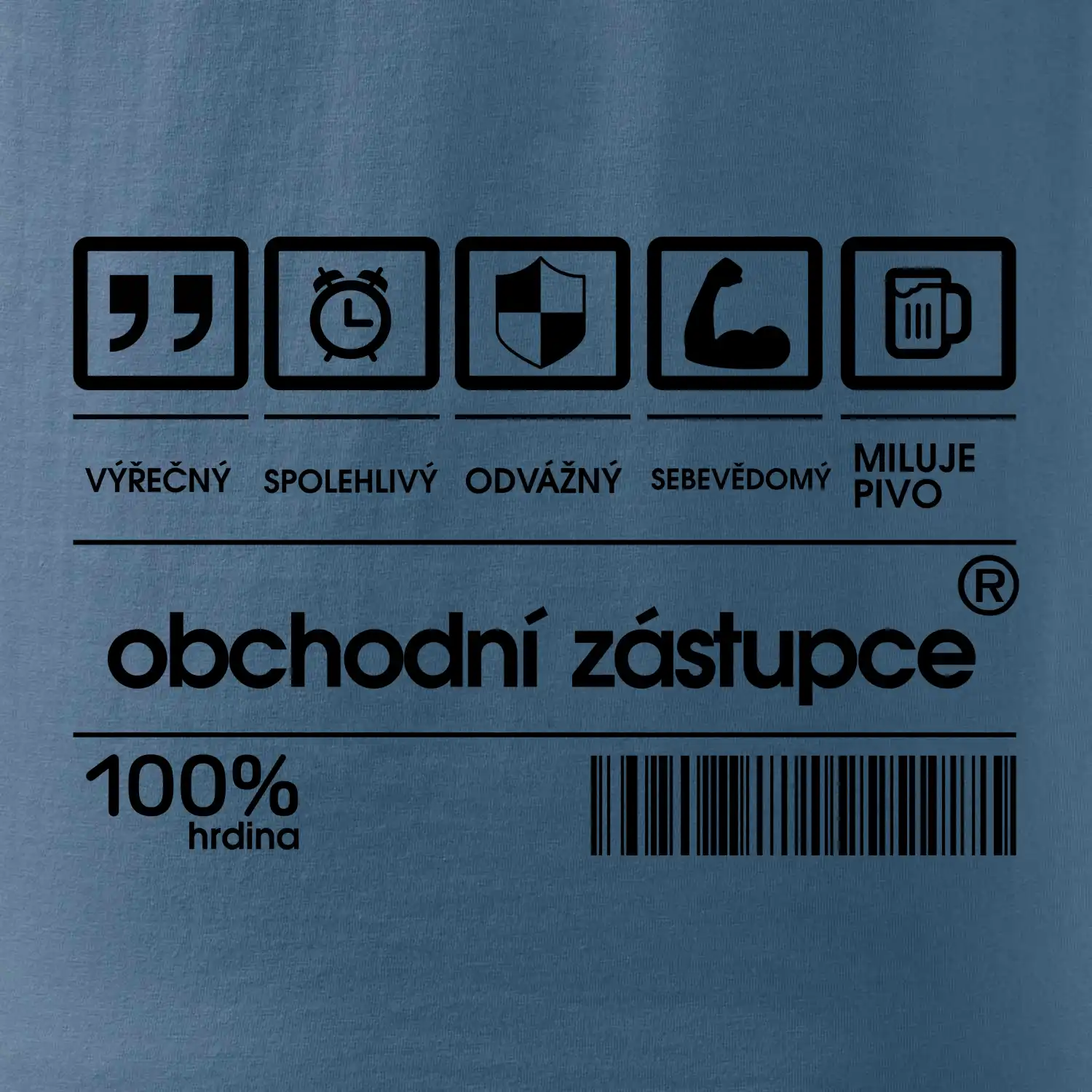 Čárový kód obchodní zástupce