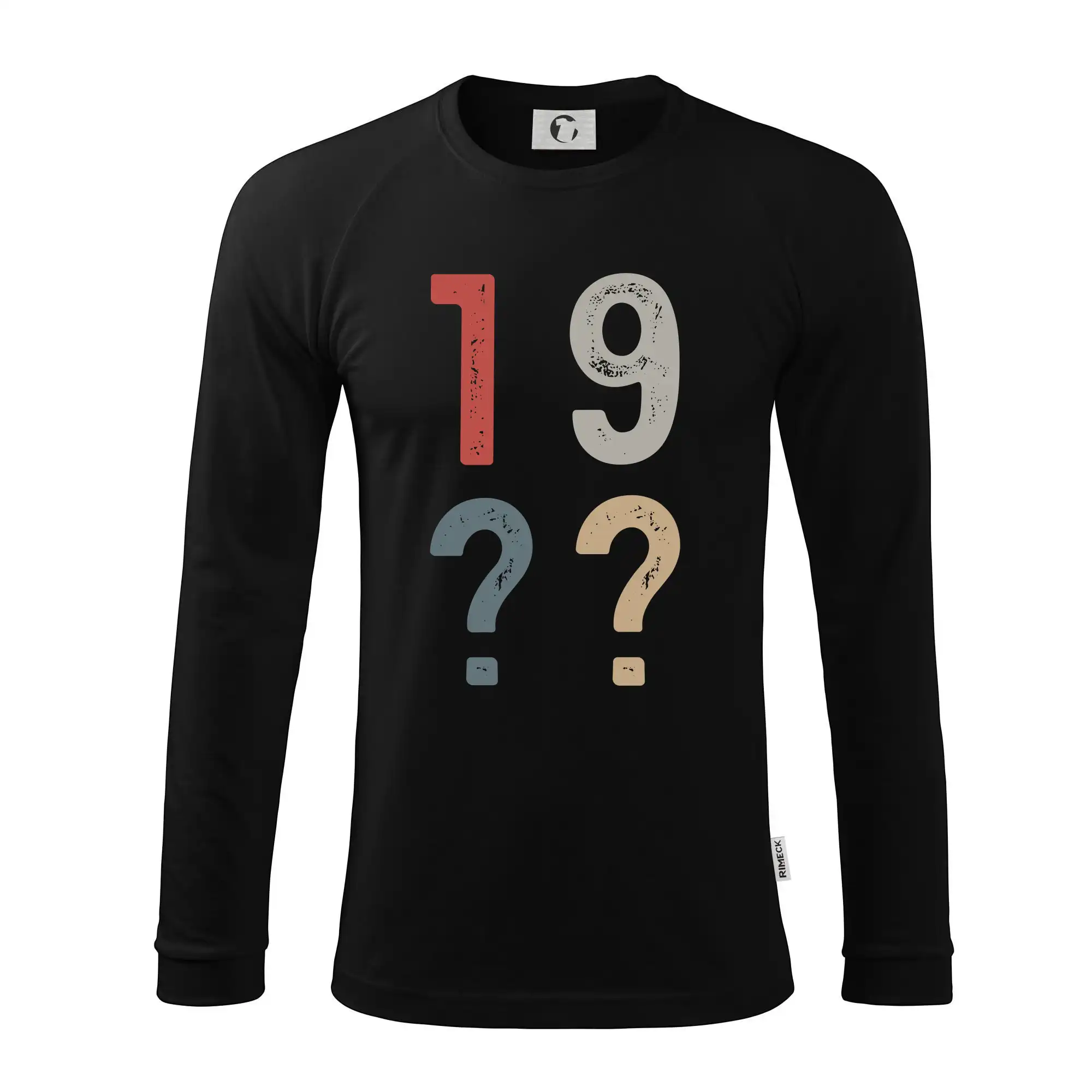 Vintage číslice - vlastní rok