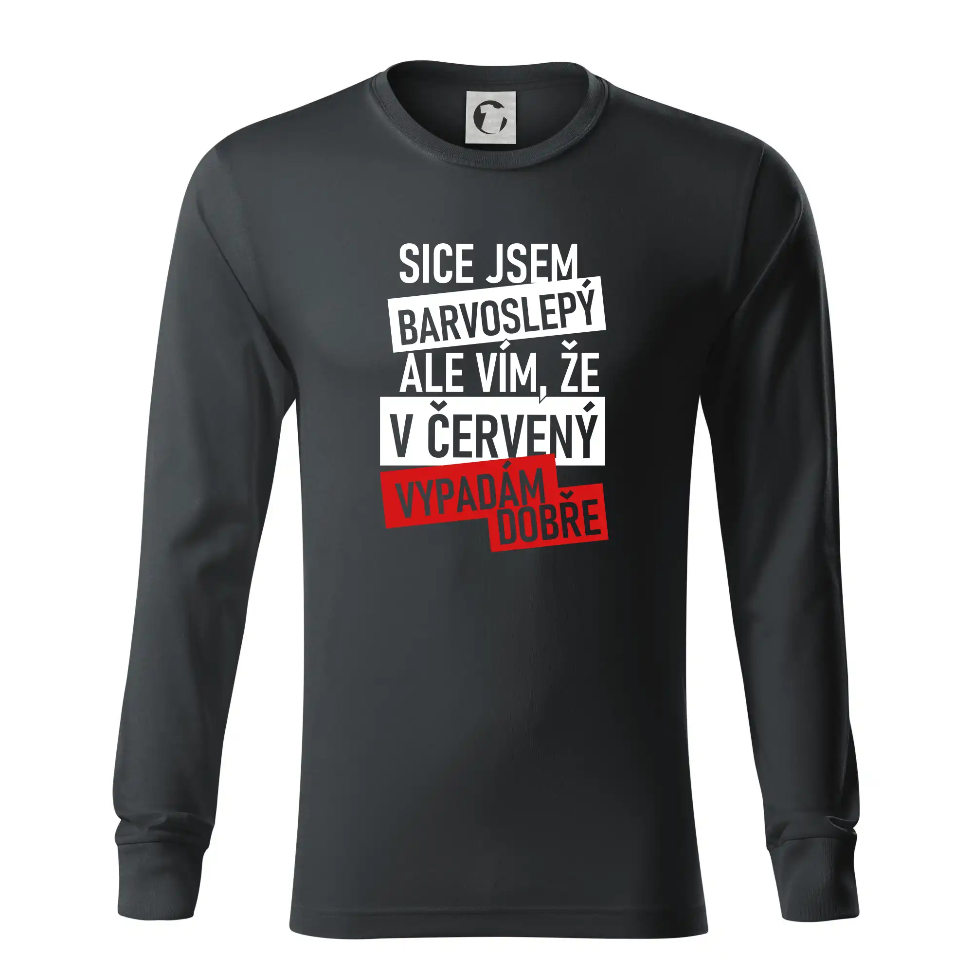 Sice jsem barvoslepý, ale vím, že v červené vypadám dobře