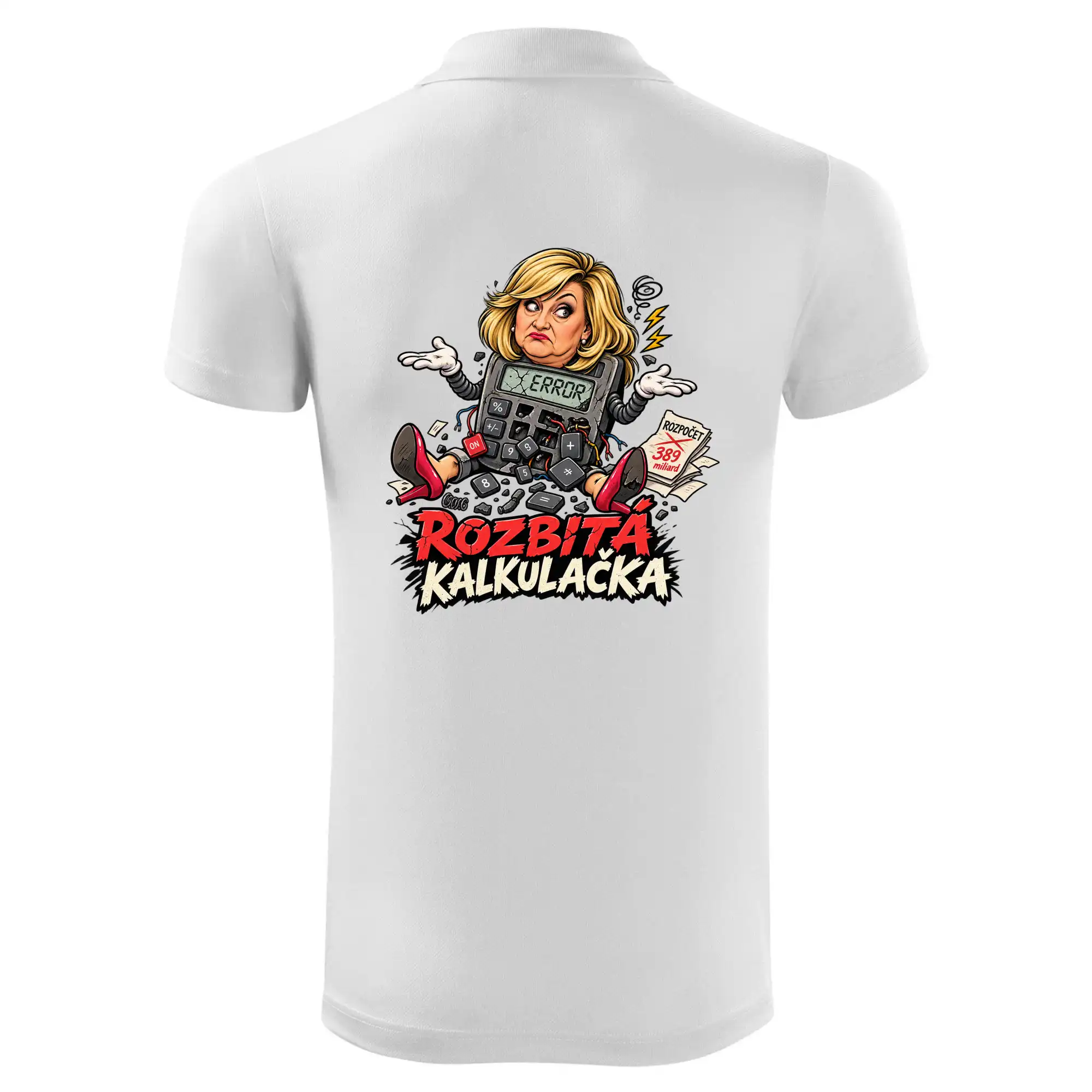 Alenka - rozbitá kalkulačka