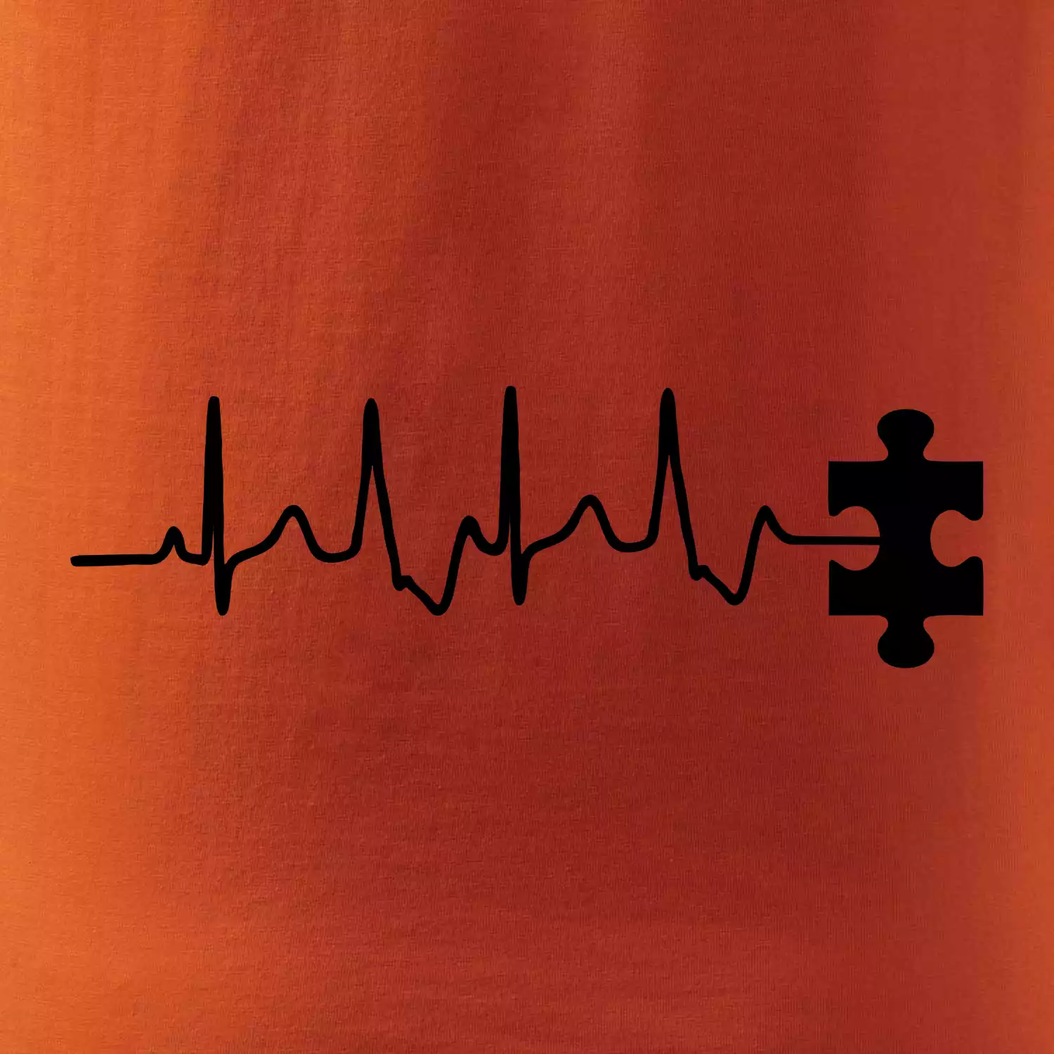EKG puzzle rozpojené