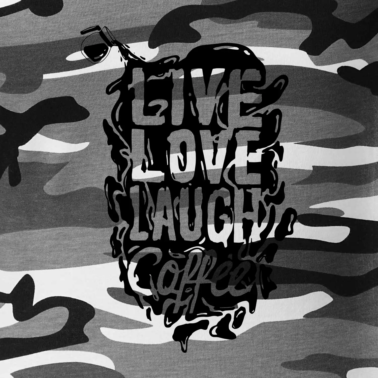 Live love laugh coffee