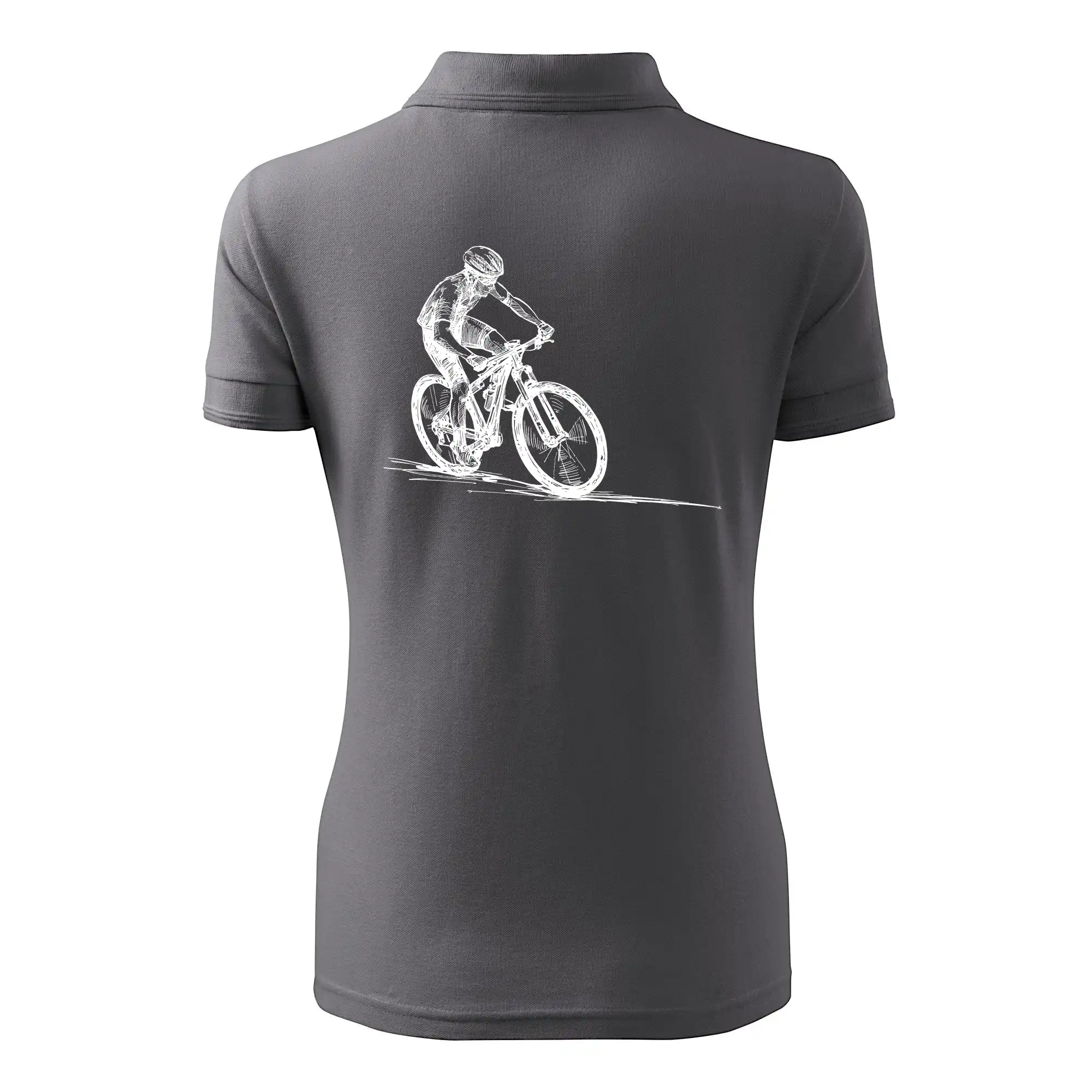 MTB kreslený cyklista