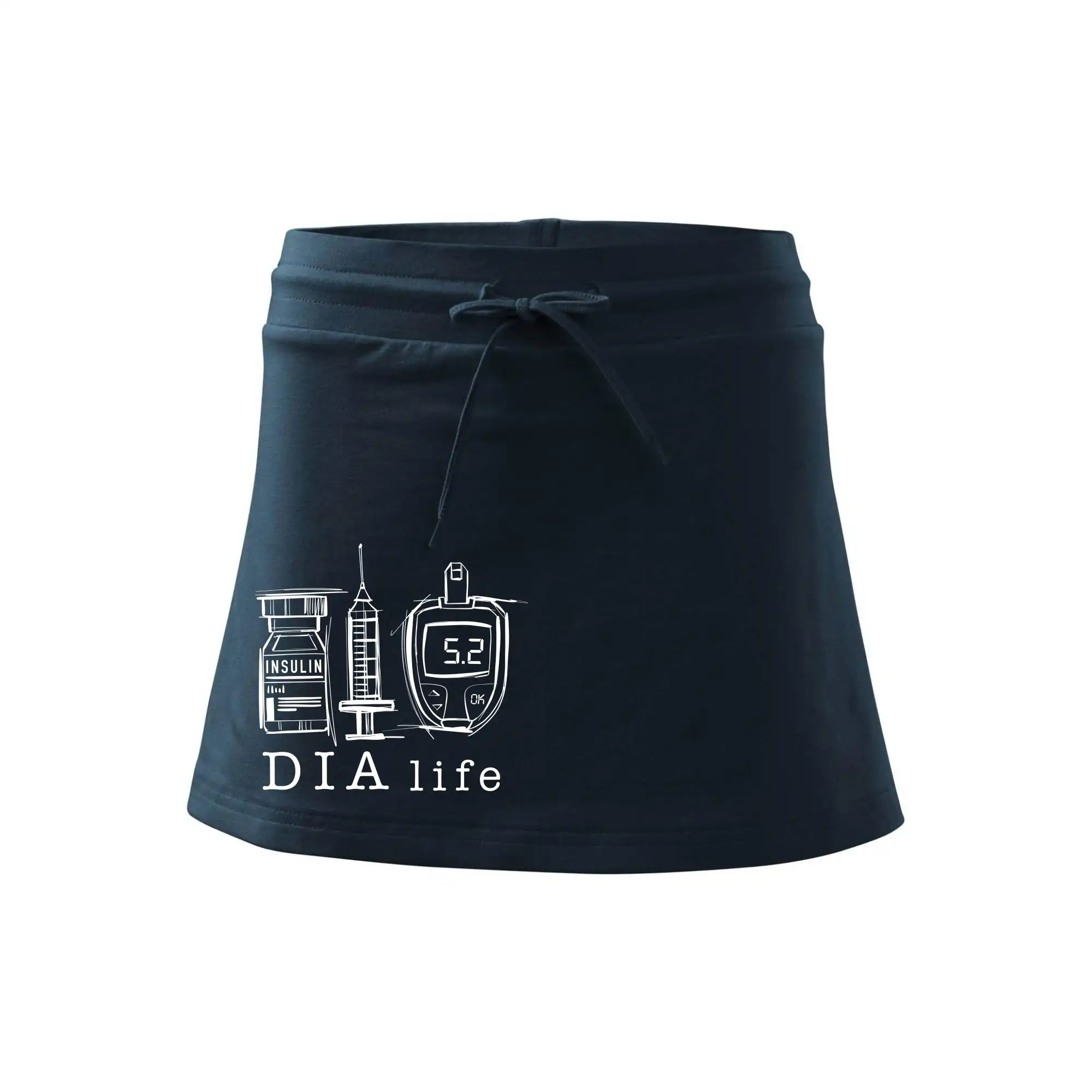 D I A life - kreslený insulin injekce a glukometr