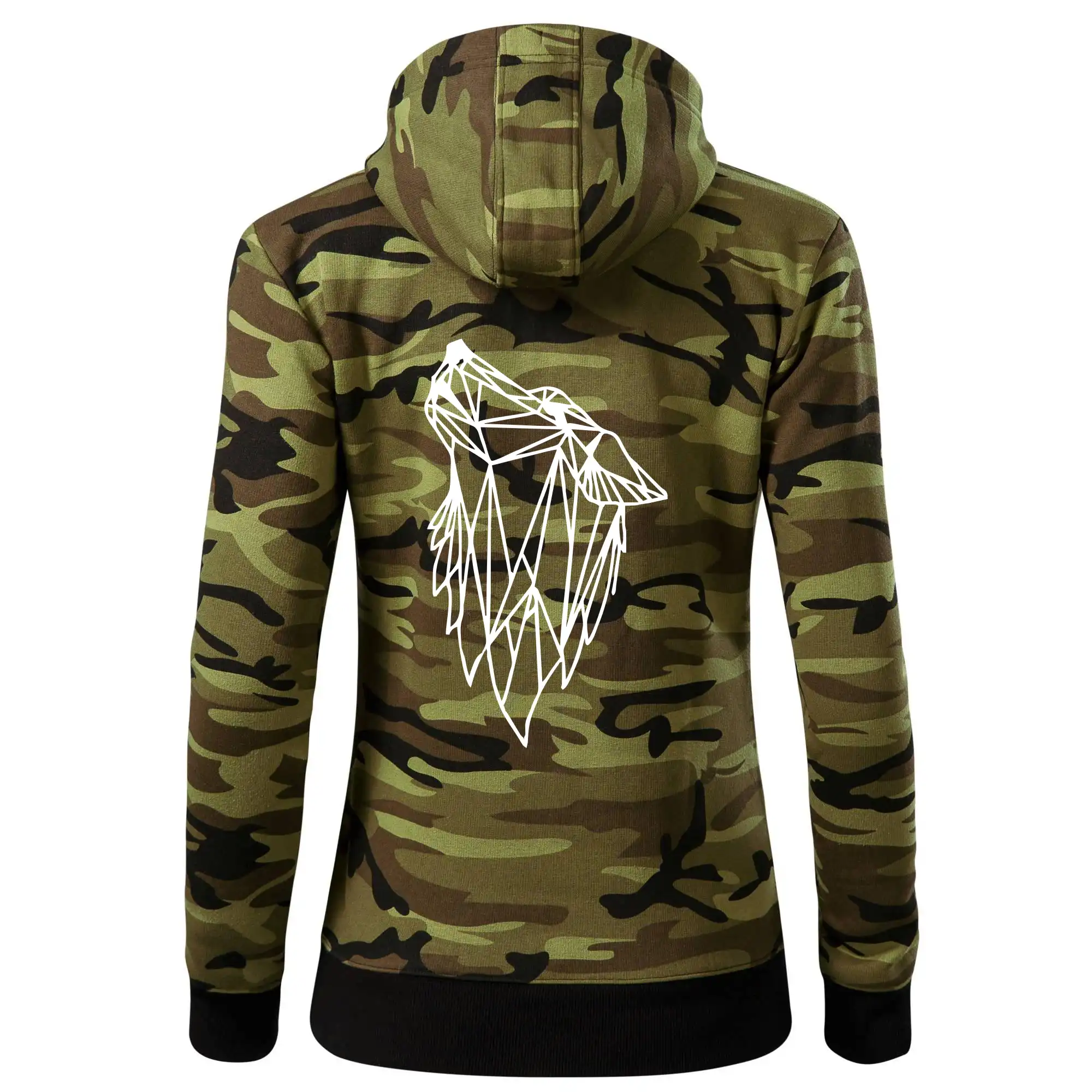 Geometrie - vlk - vyjící