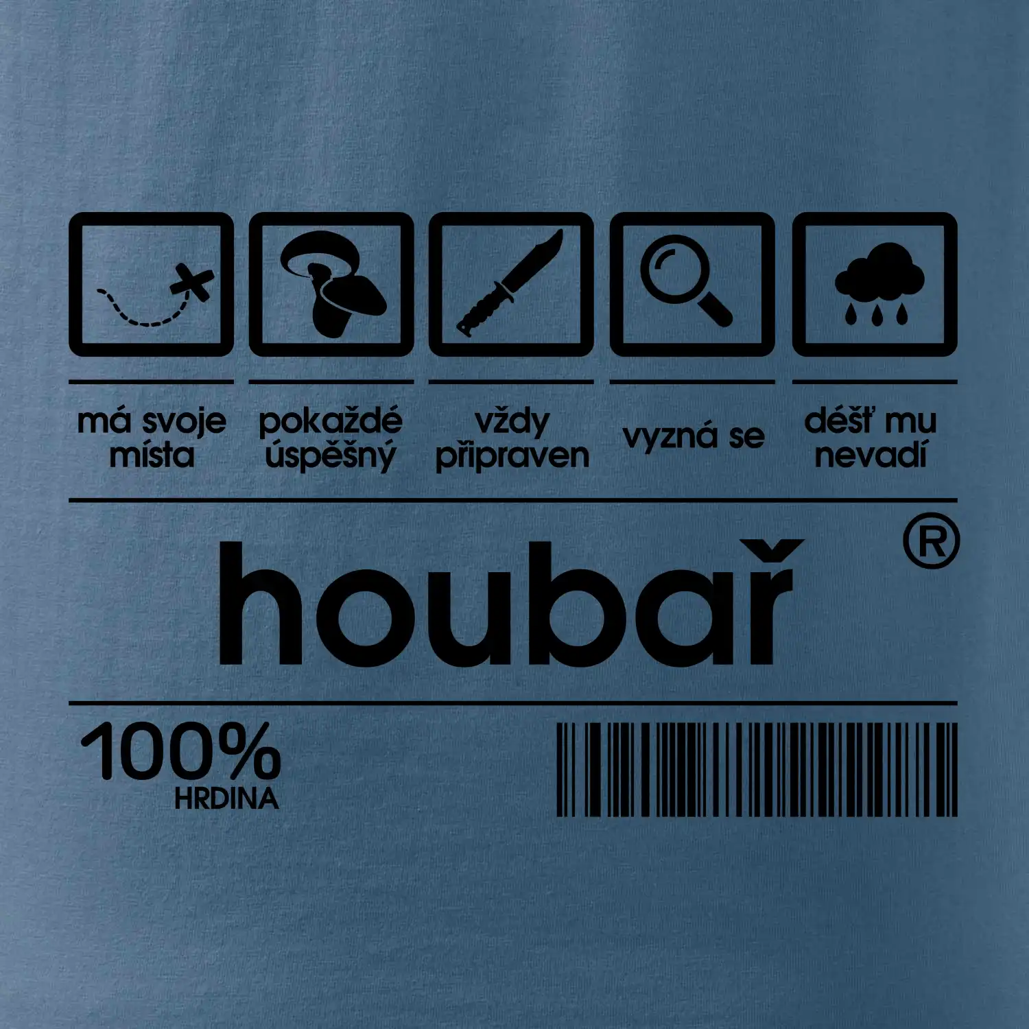 Čárový kód - Houbař