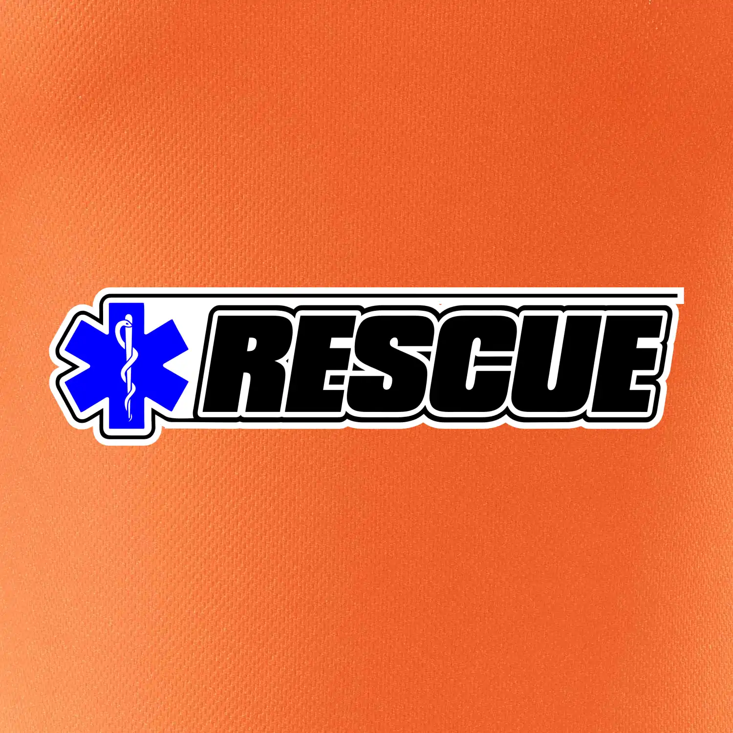 Záchranář rescue kříž modrý