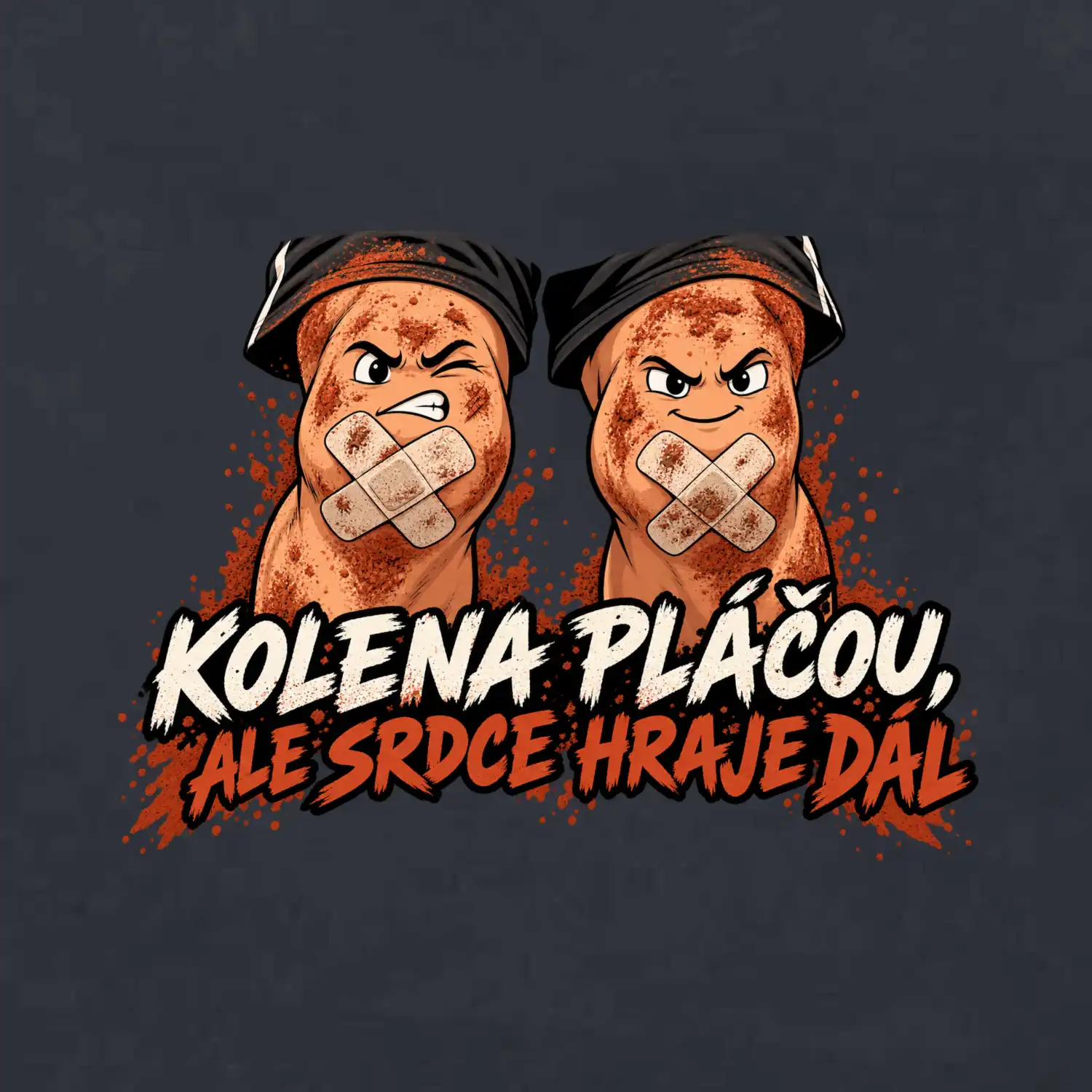 Nohejbal kolena pláčou srdce hraje