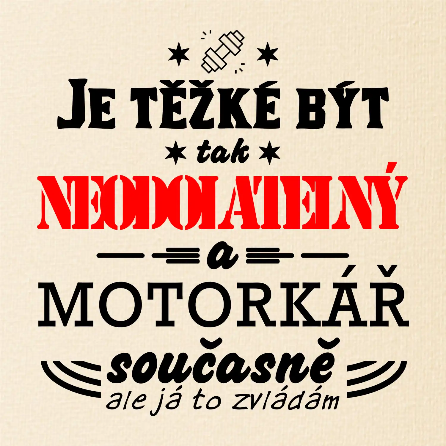 Je těžké být tak neodolatelný - motorkář