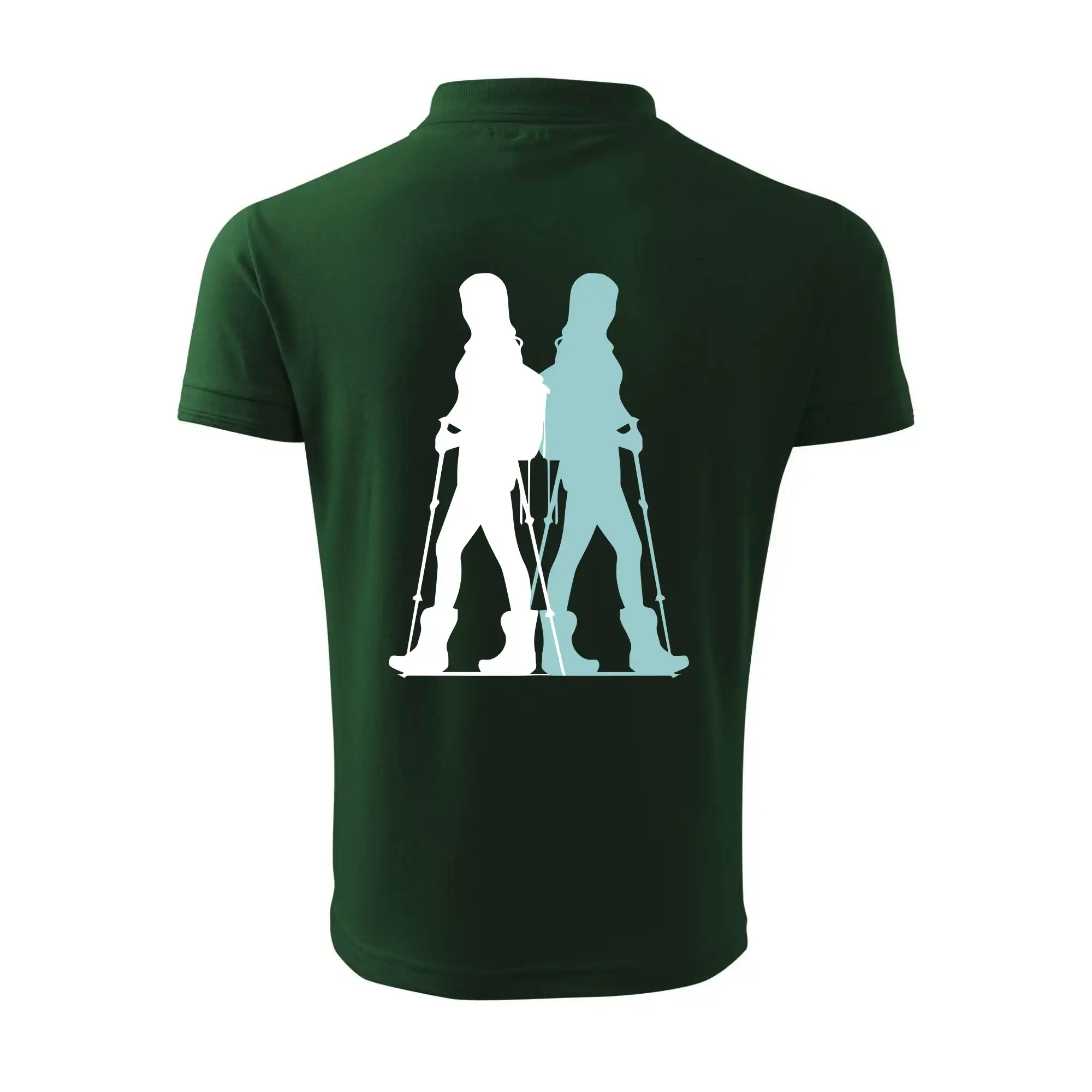 Nordic walking figury - žena