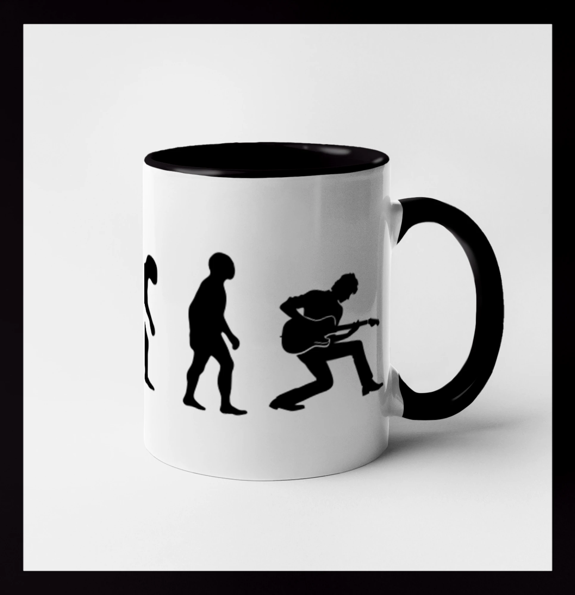 Evoluce kytarista - klečící