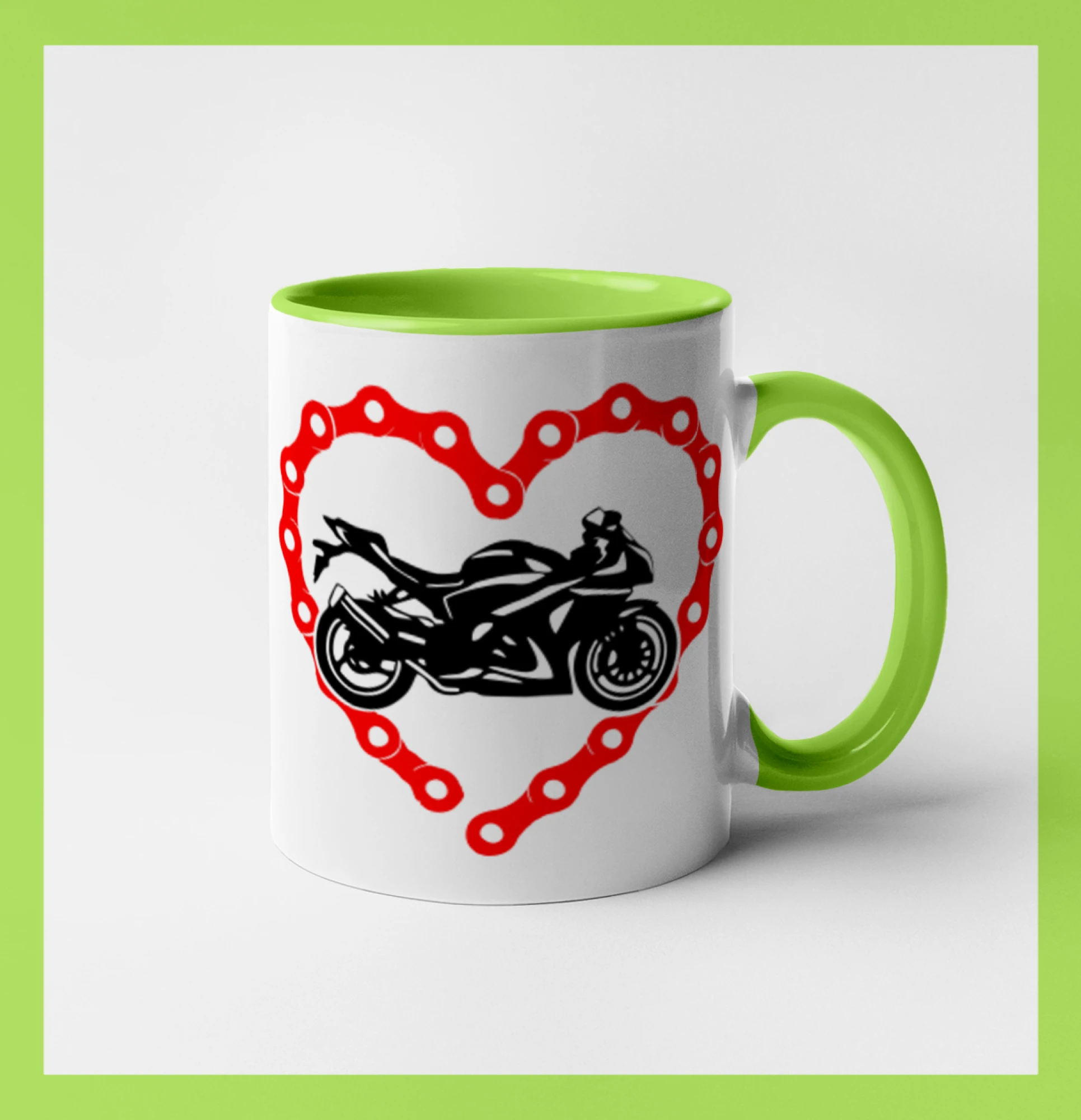 Moto srdce řetěz - supersport