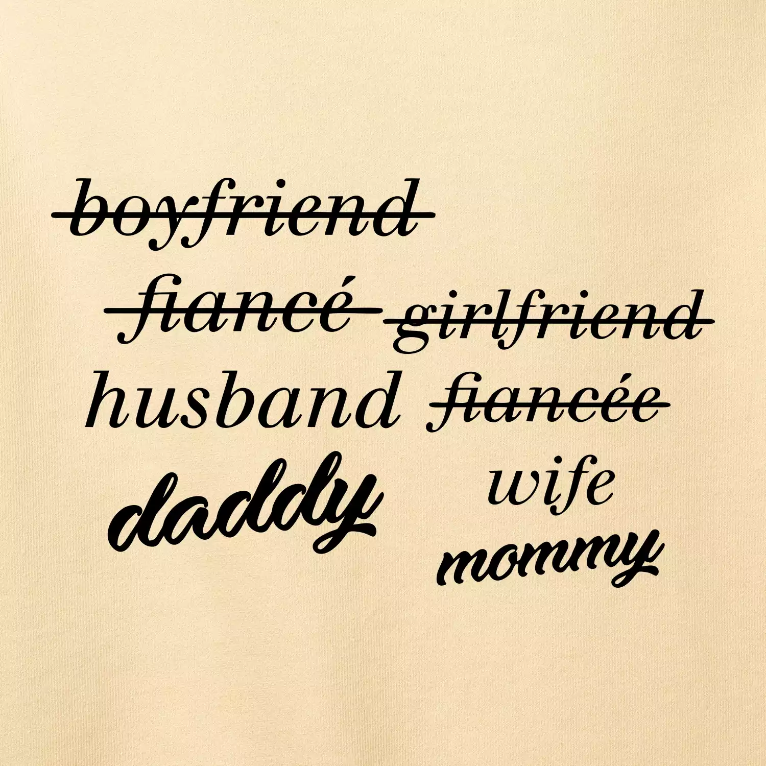 Partnerské triko nastávající rodiče