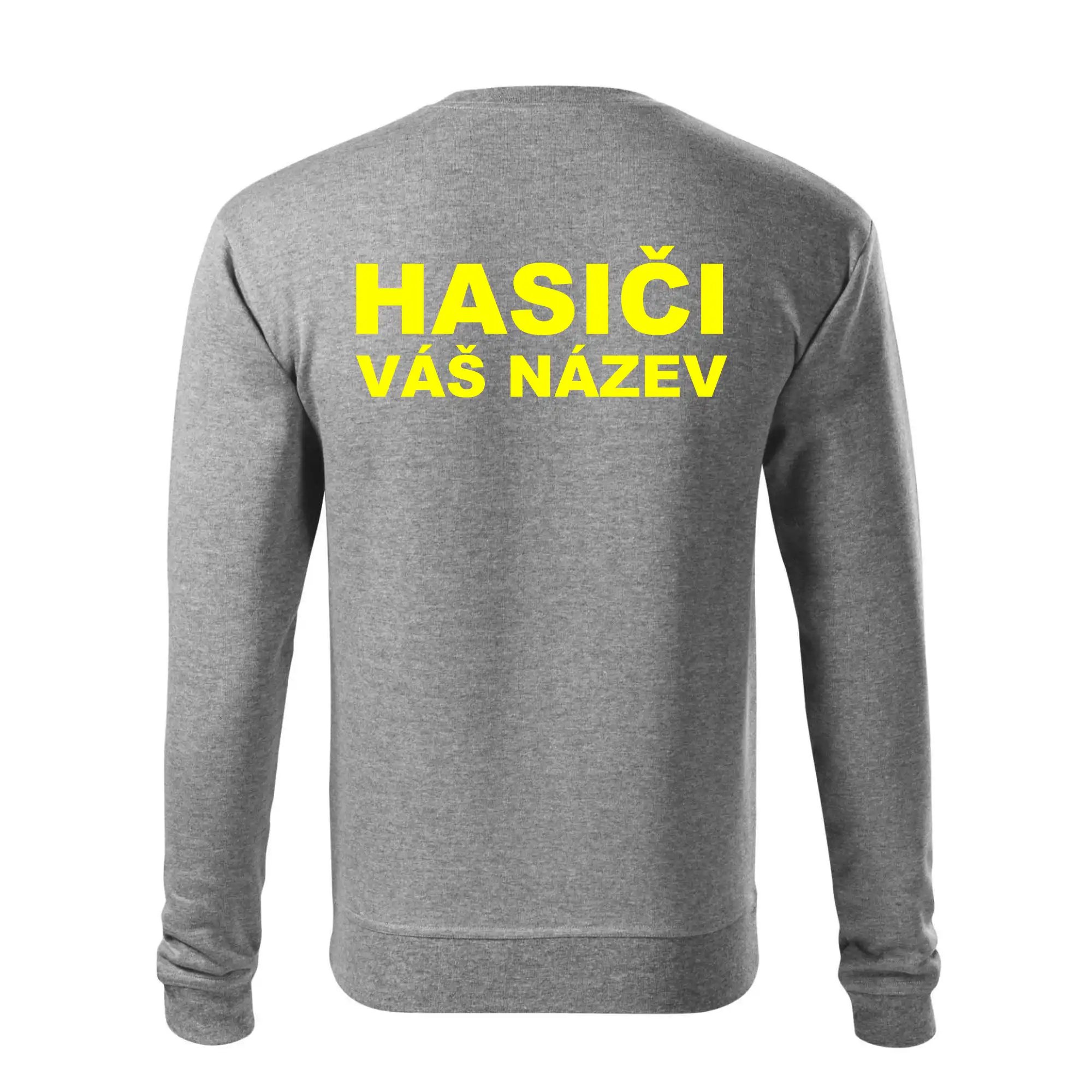 Hasiči - žlutý nápis - váš název sboru