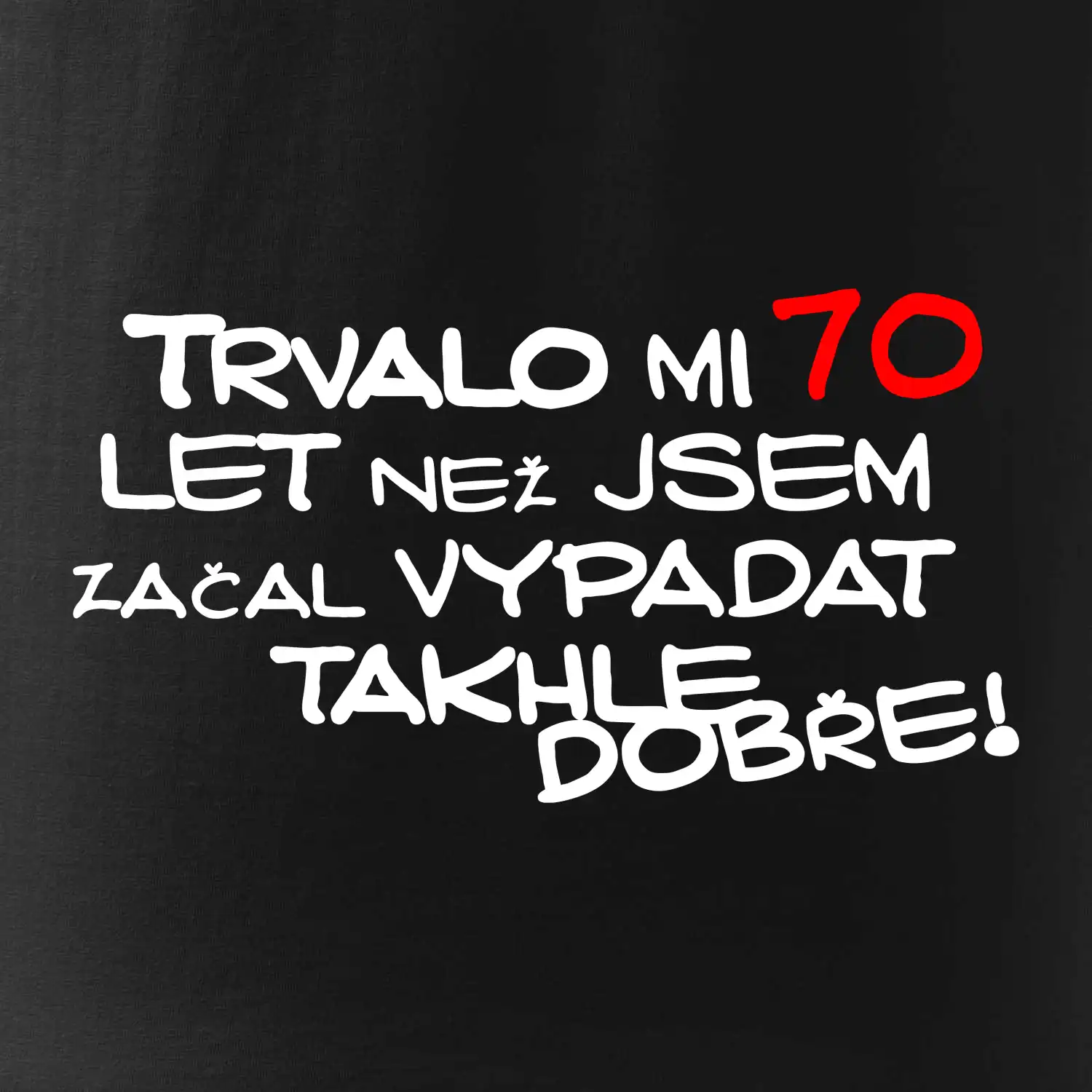 Trvalo mi 70 let než jsem začal vypadat takhle dobře