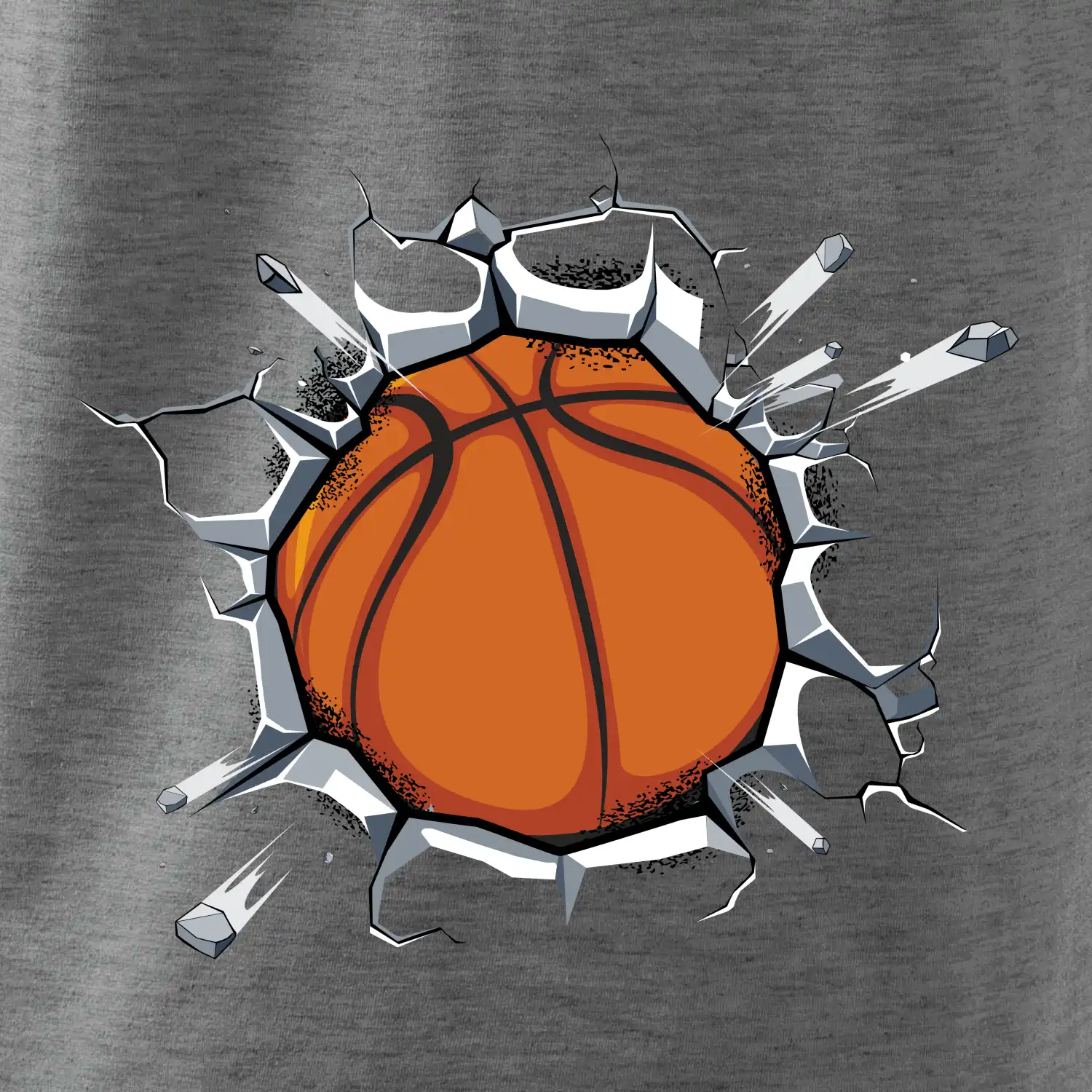 Basketbal míč v triku
