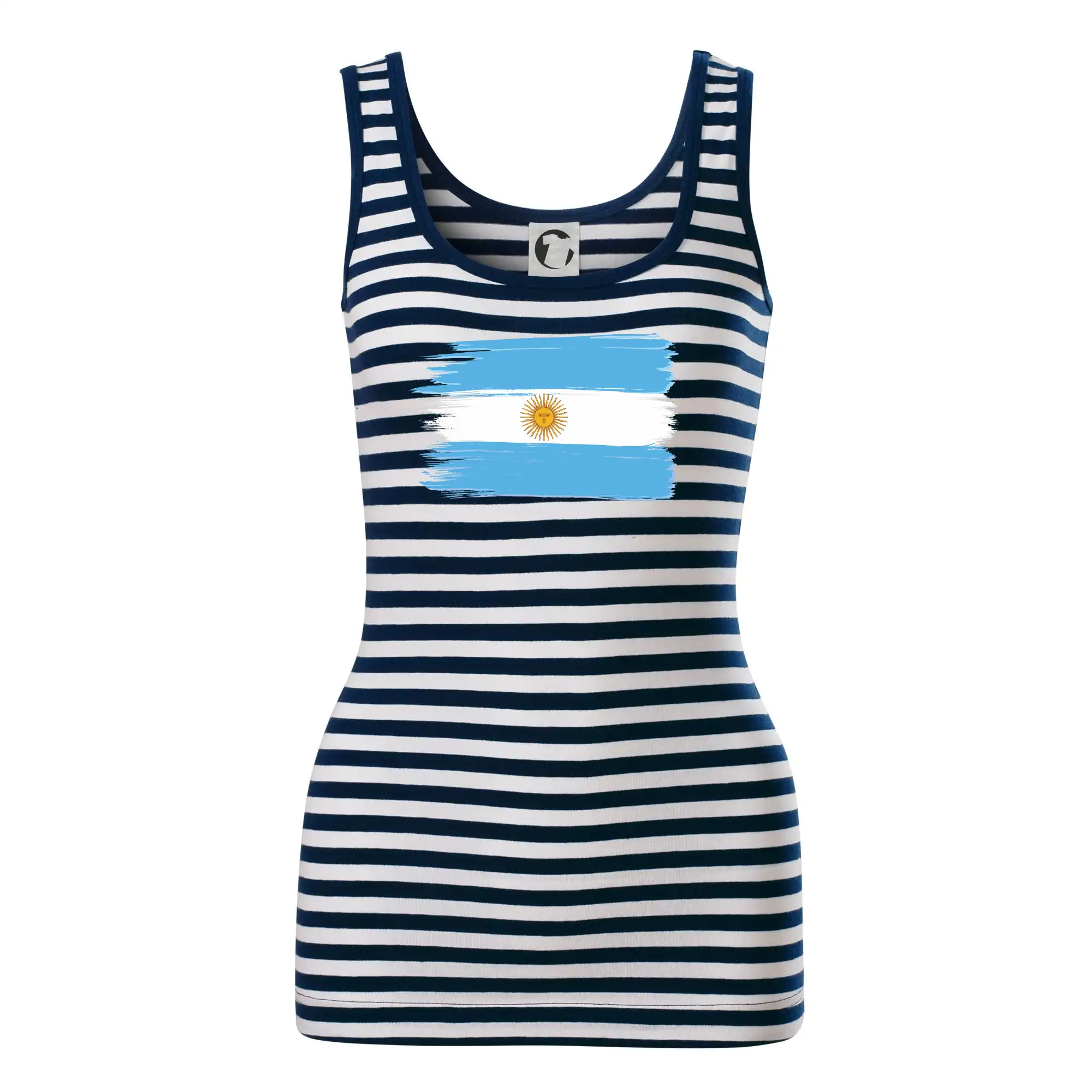 Argentina vlajka kreslená štětkou