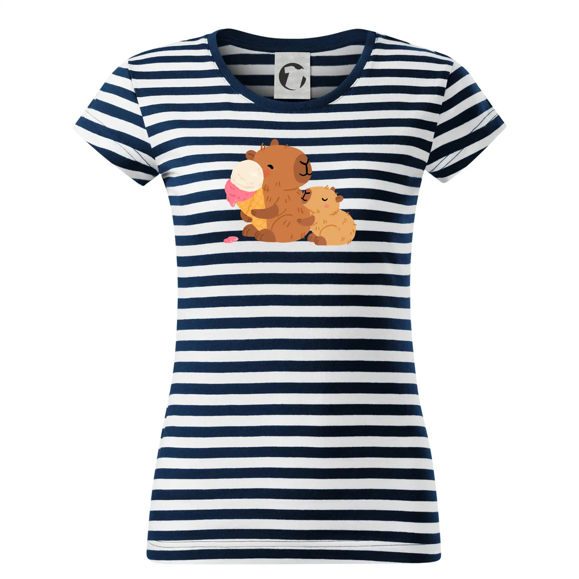 Kapybara se zmrzlinou