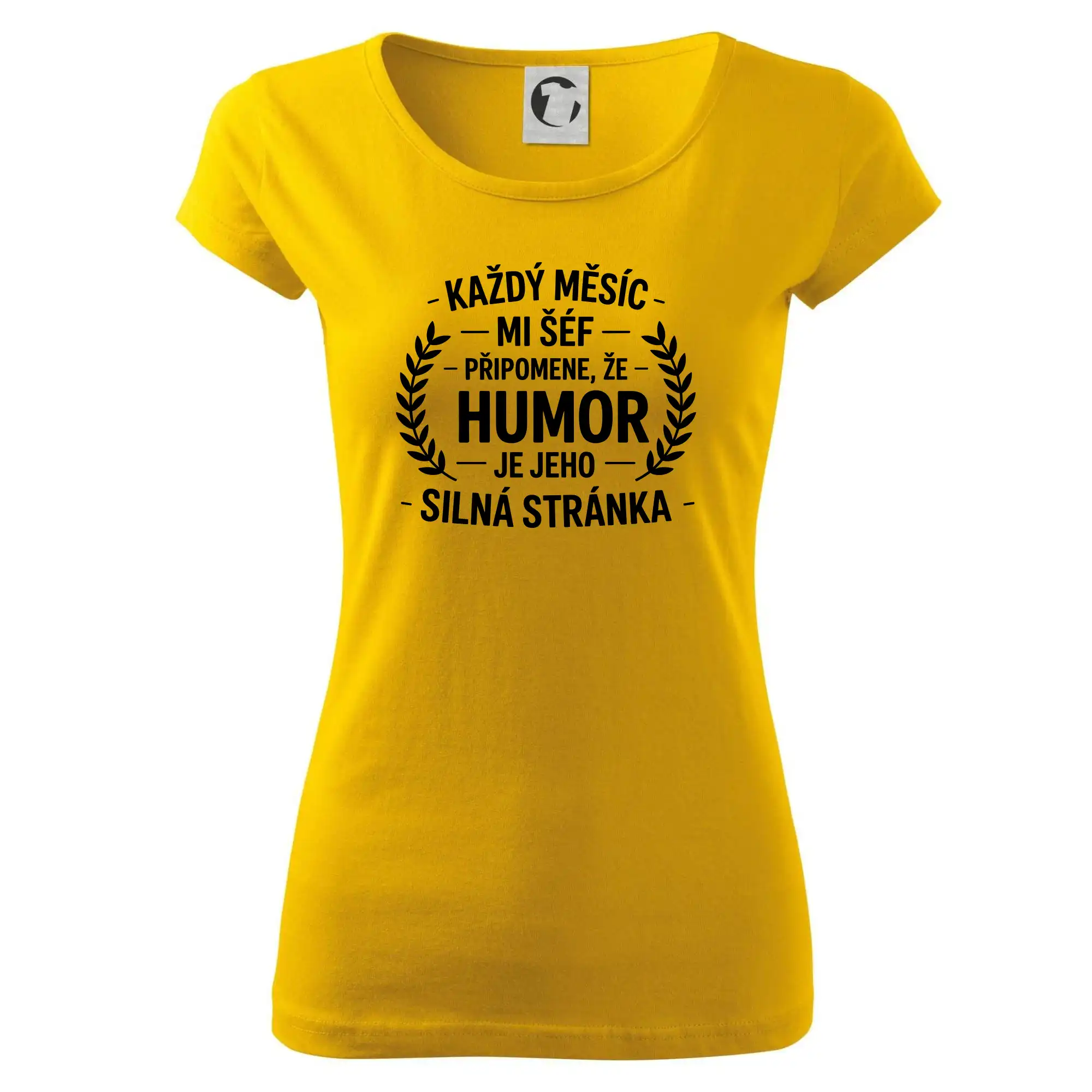 Každý měsíc mi šéf připomene, že humor je jeho silná stránka černě