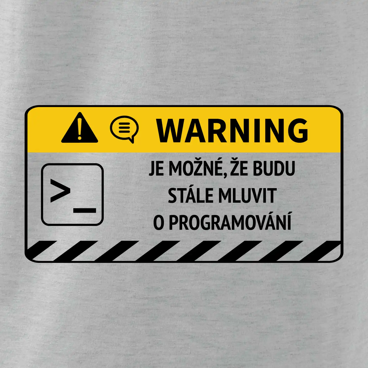 Warning - Je možné, že budu  mluvit o programování