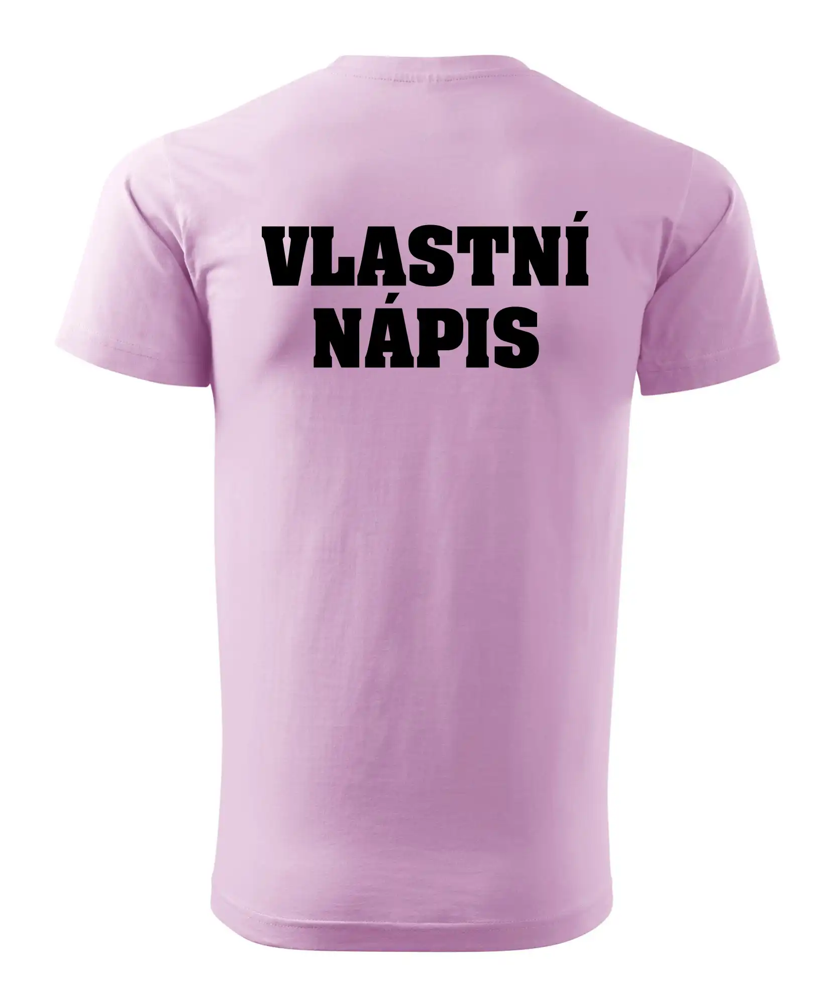 Hvězda života - vlastní nápis vpředu a vzadu