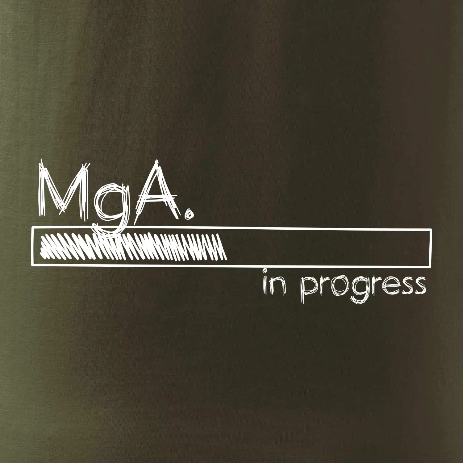 In progress titul MgA.  magistr / magistra umění
