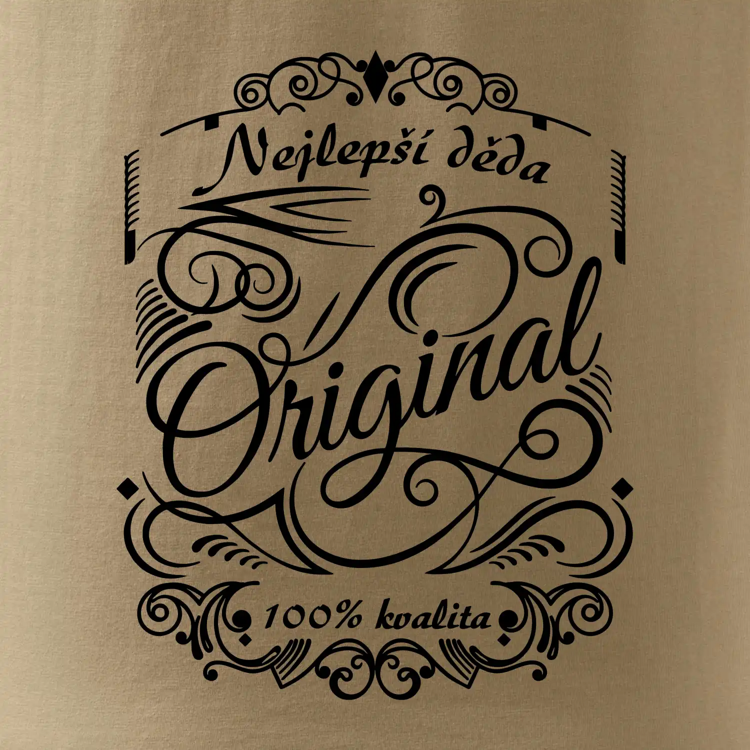 Vintage nejlepší deda 100% kvalita