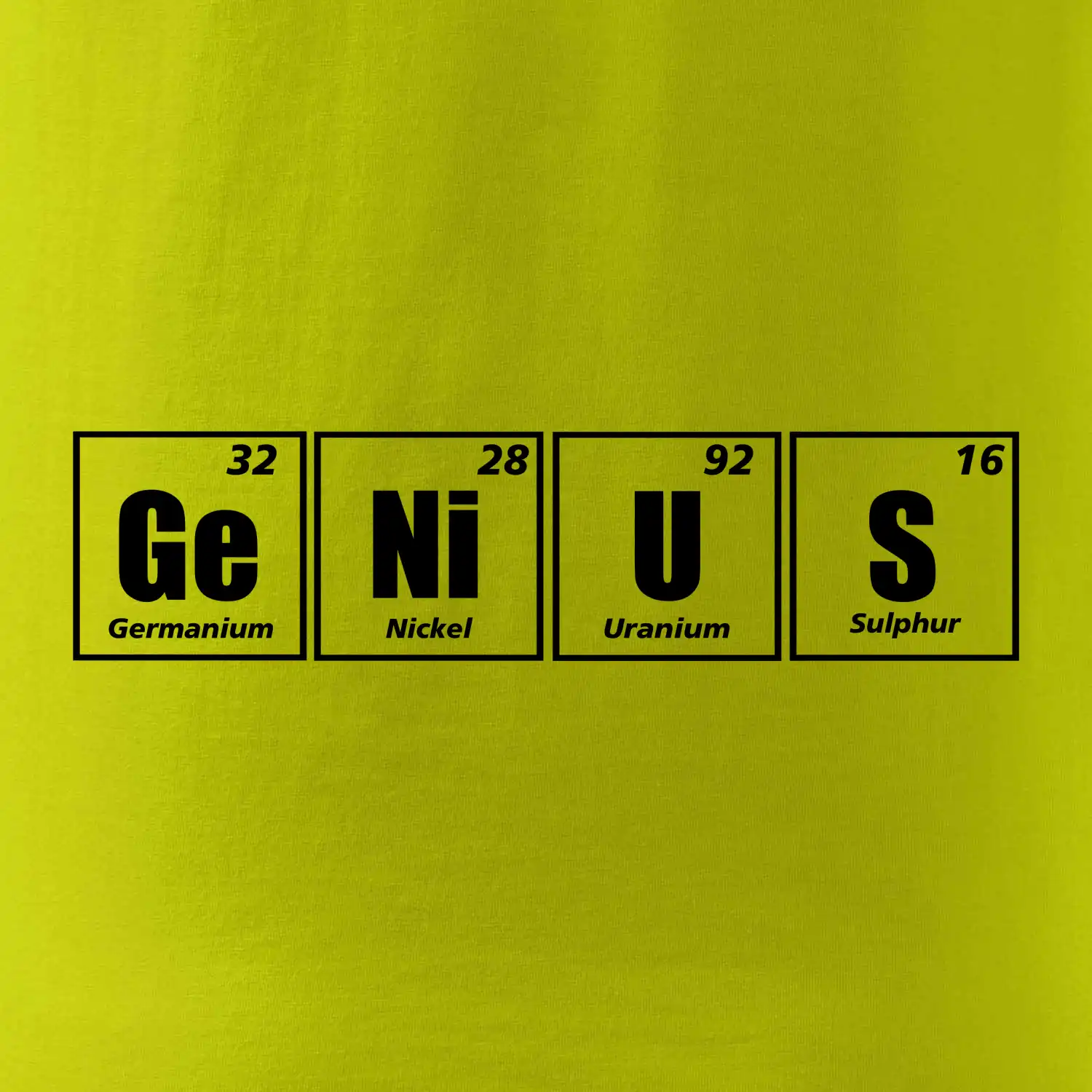 Genius - periodická tabulka