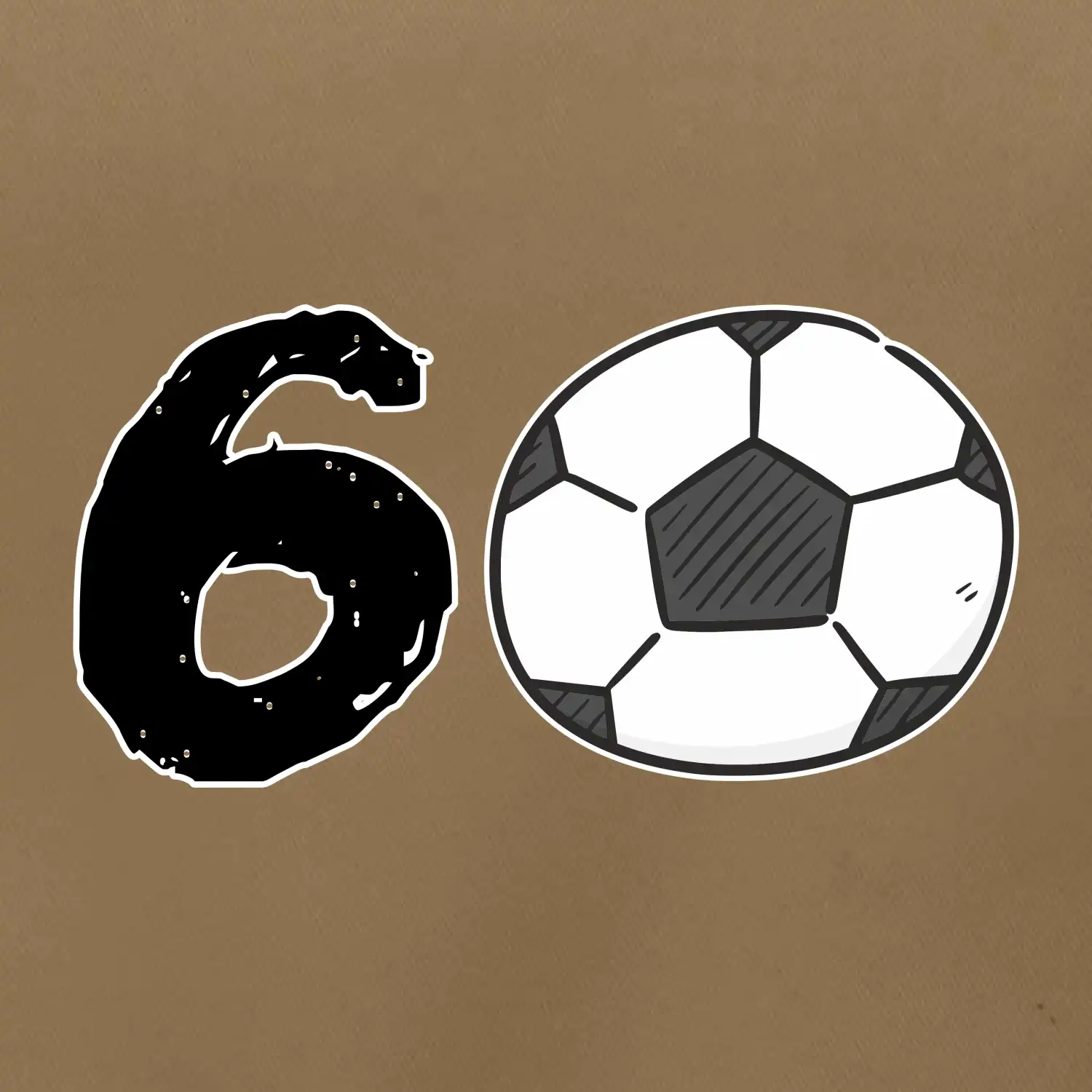 Fotbal kulaté narozeniny 60