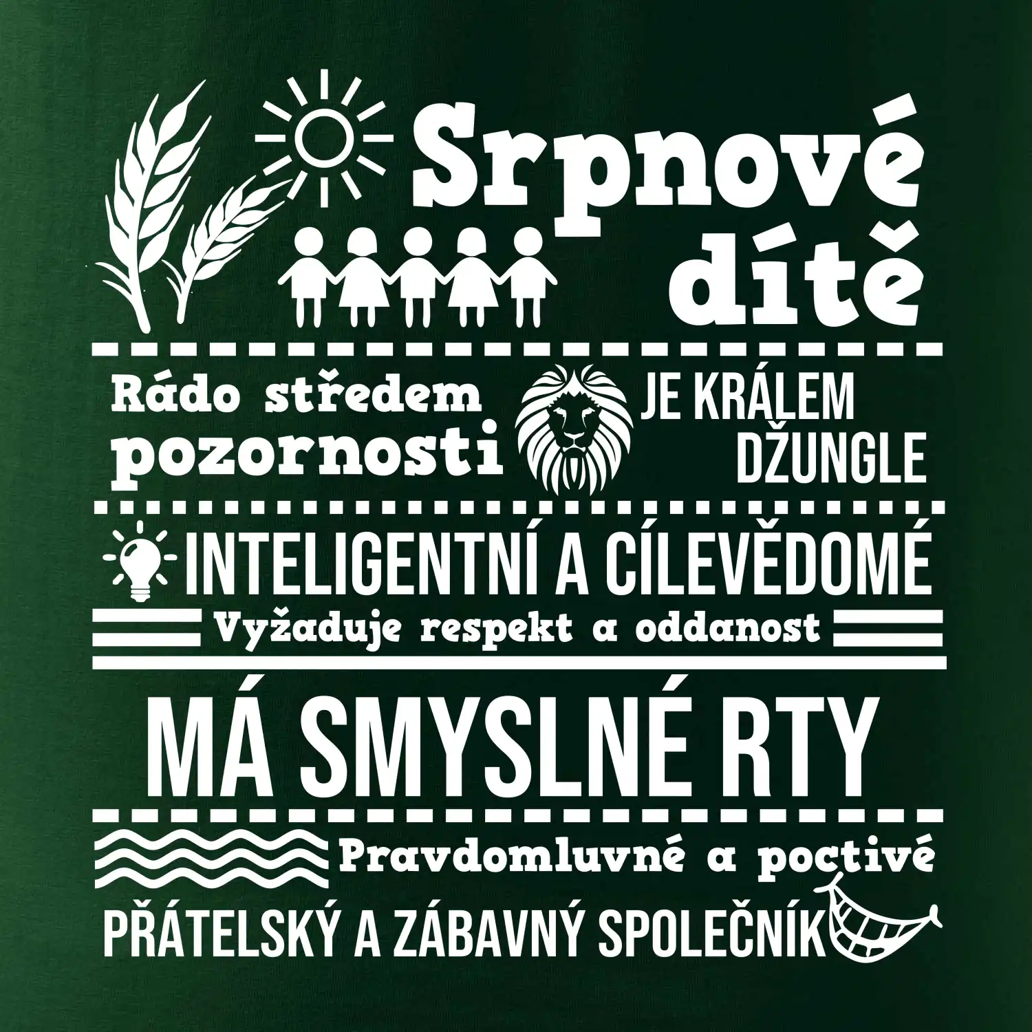 Narozeniny srpen
