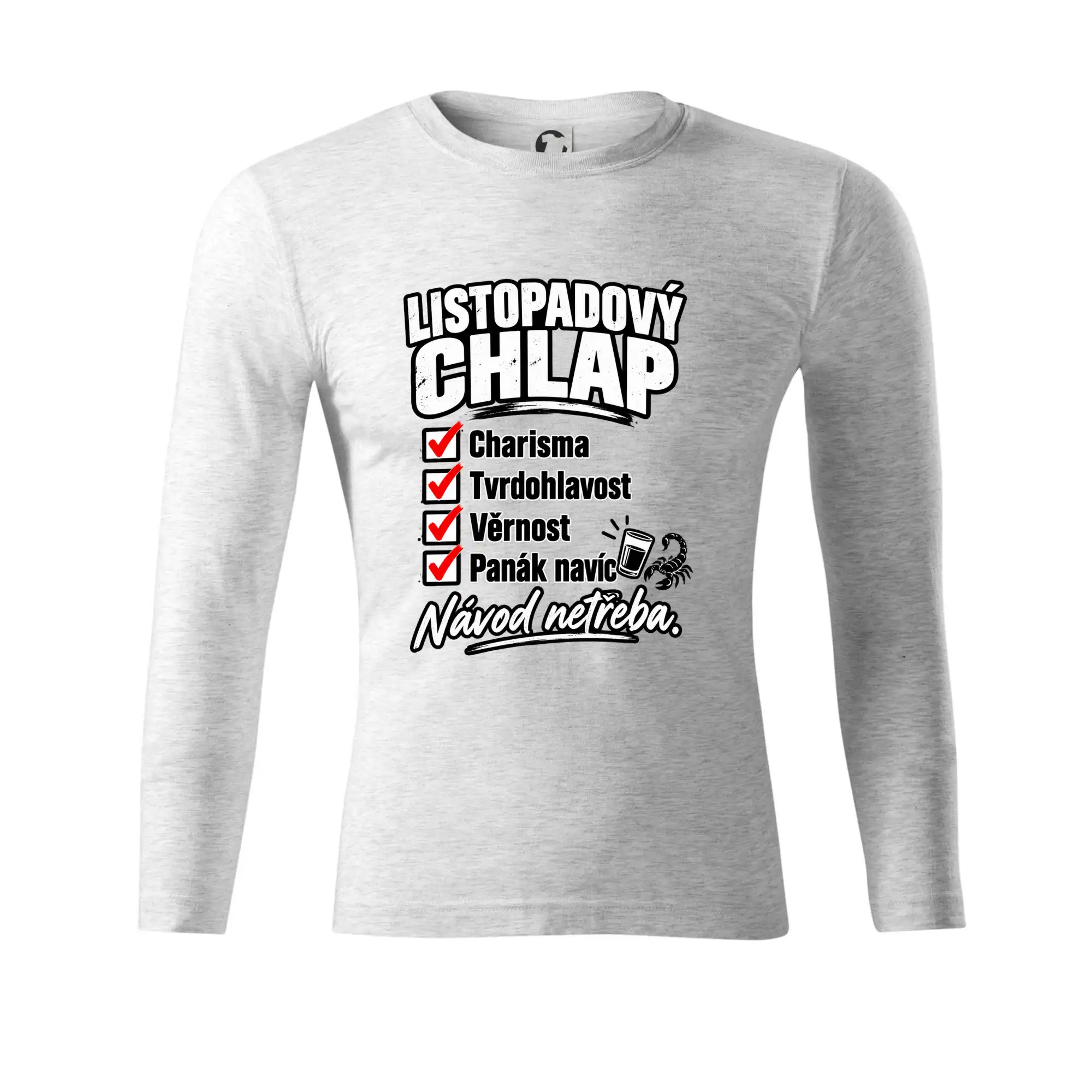 Listopadový chlap charisma a panák navíc