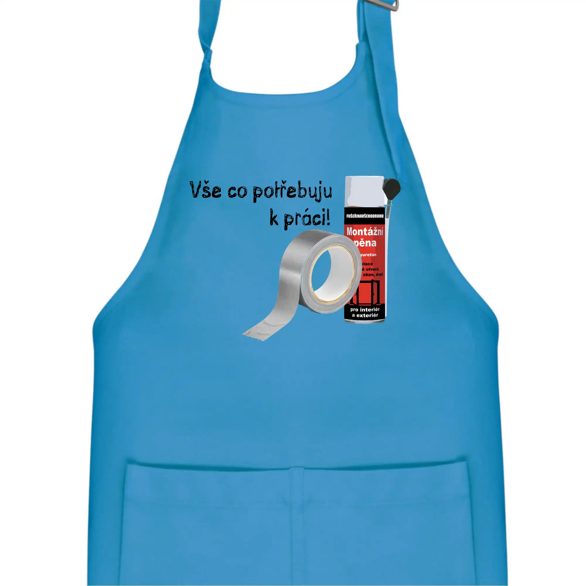 Pěna  a páska - vše co potřebuji k práci