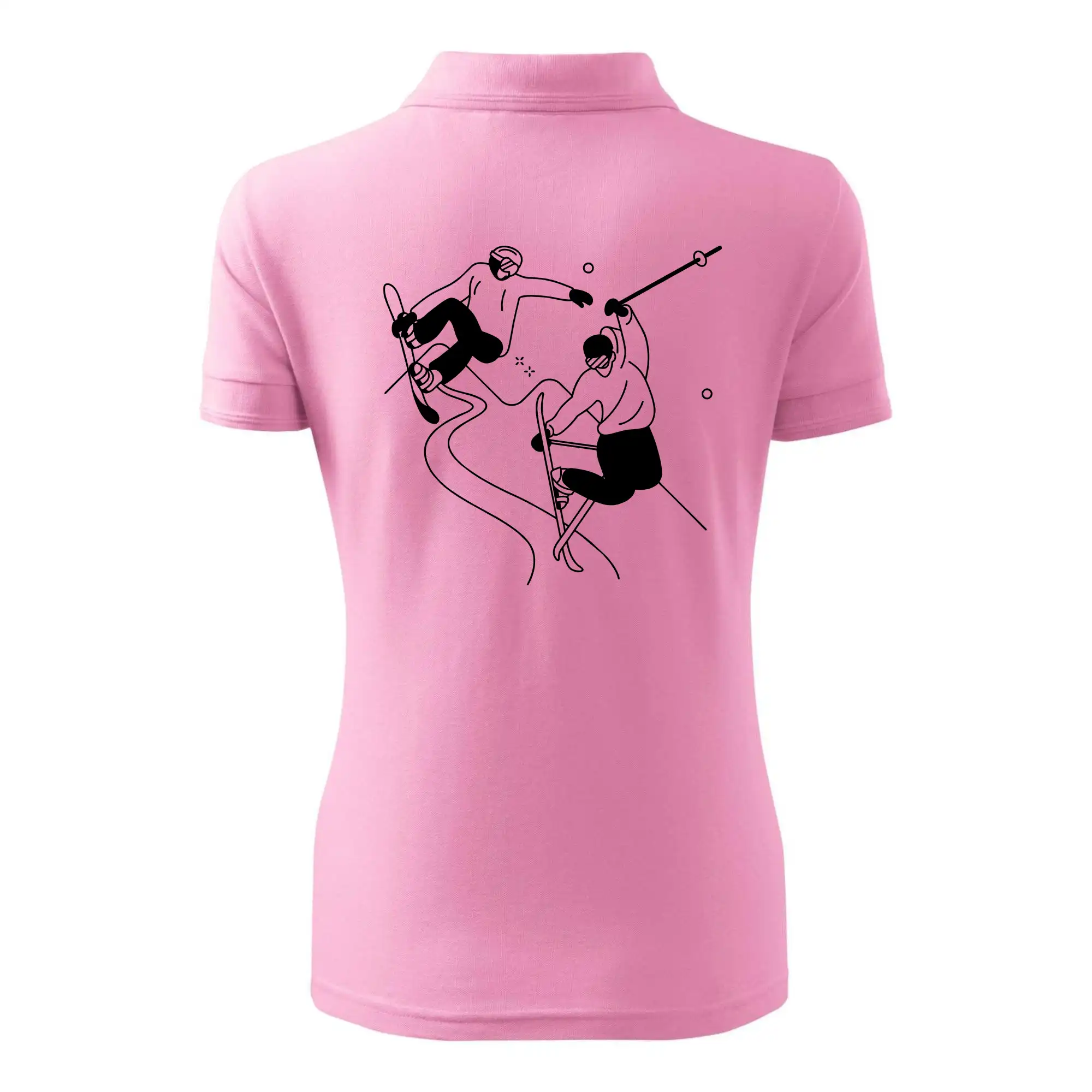 Lyžovaní - kresleny obrázek