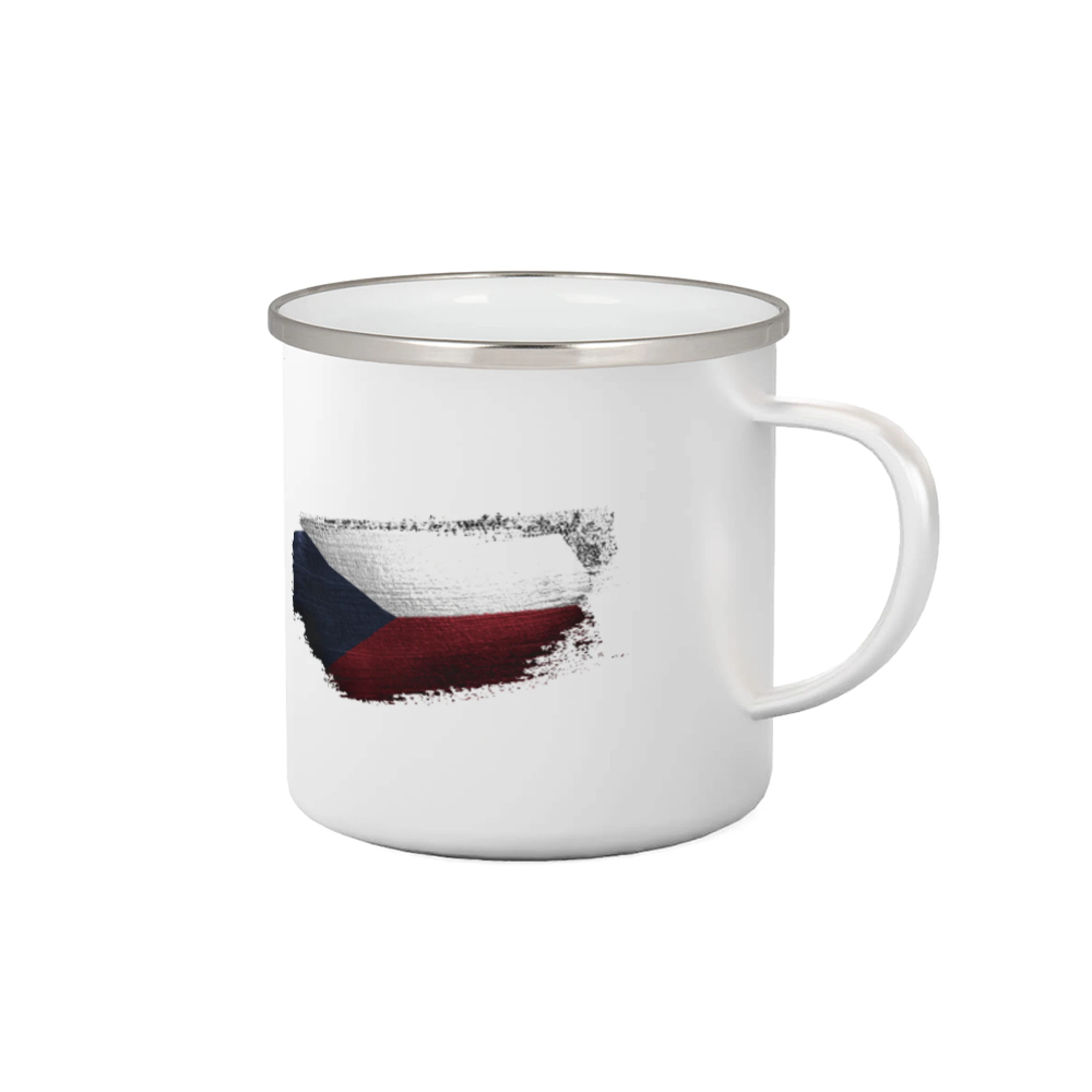 Česká vlajka okousaná