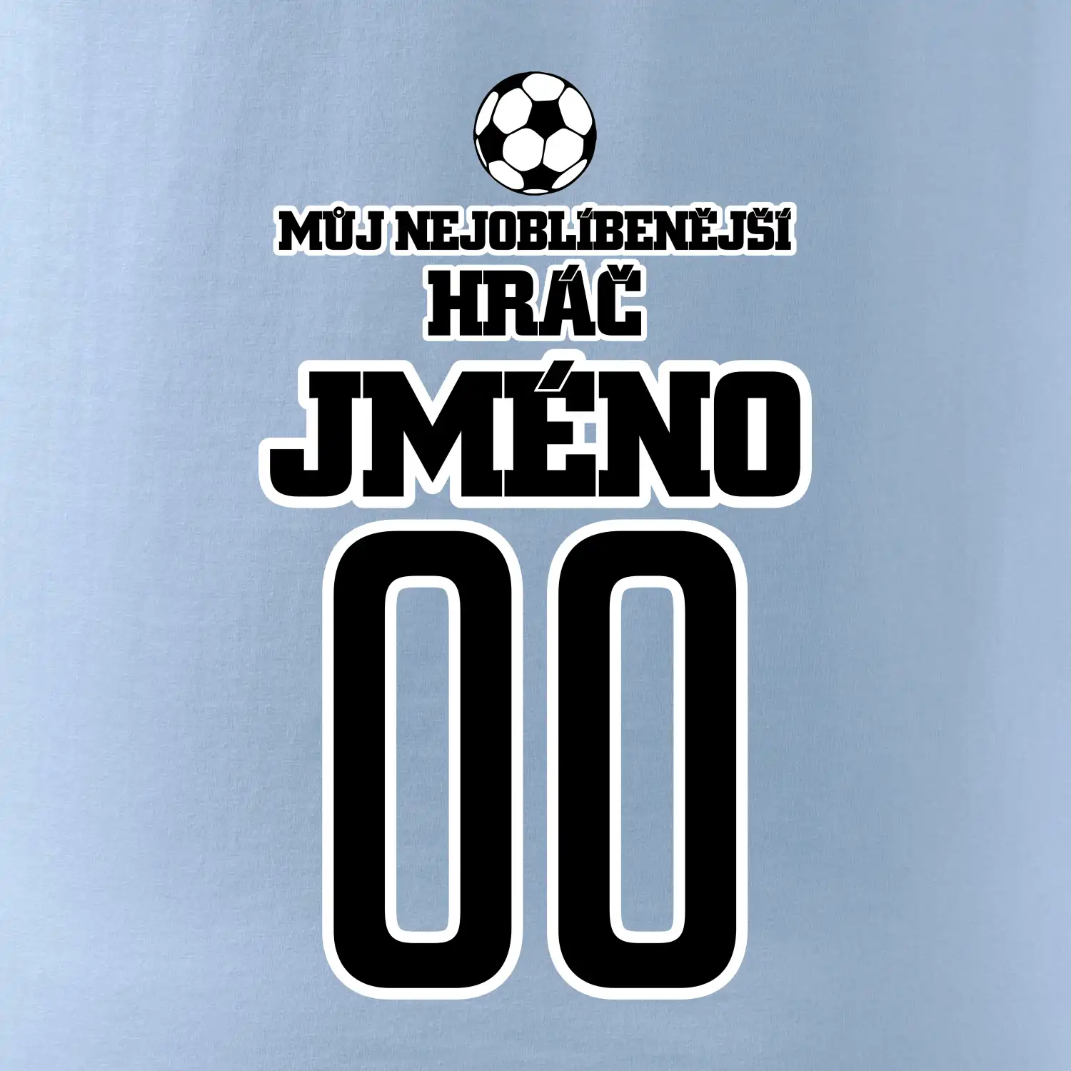 Můj nejoblíbenější hráč - Vaše jméno a číslo