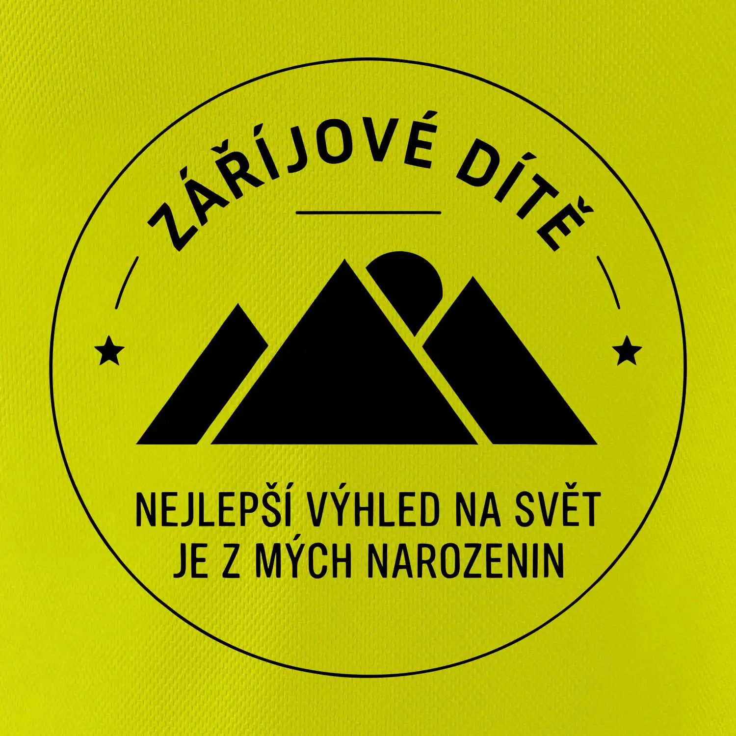Zářijové dítě. Nejlepší výhled na svět je z mých narozenin