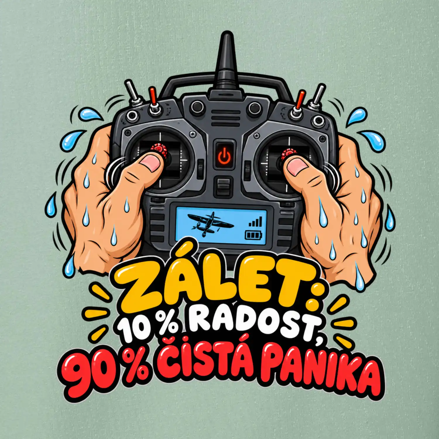 Zálet čistá panika