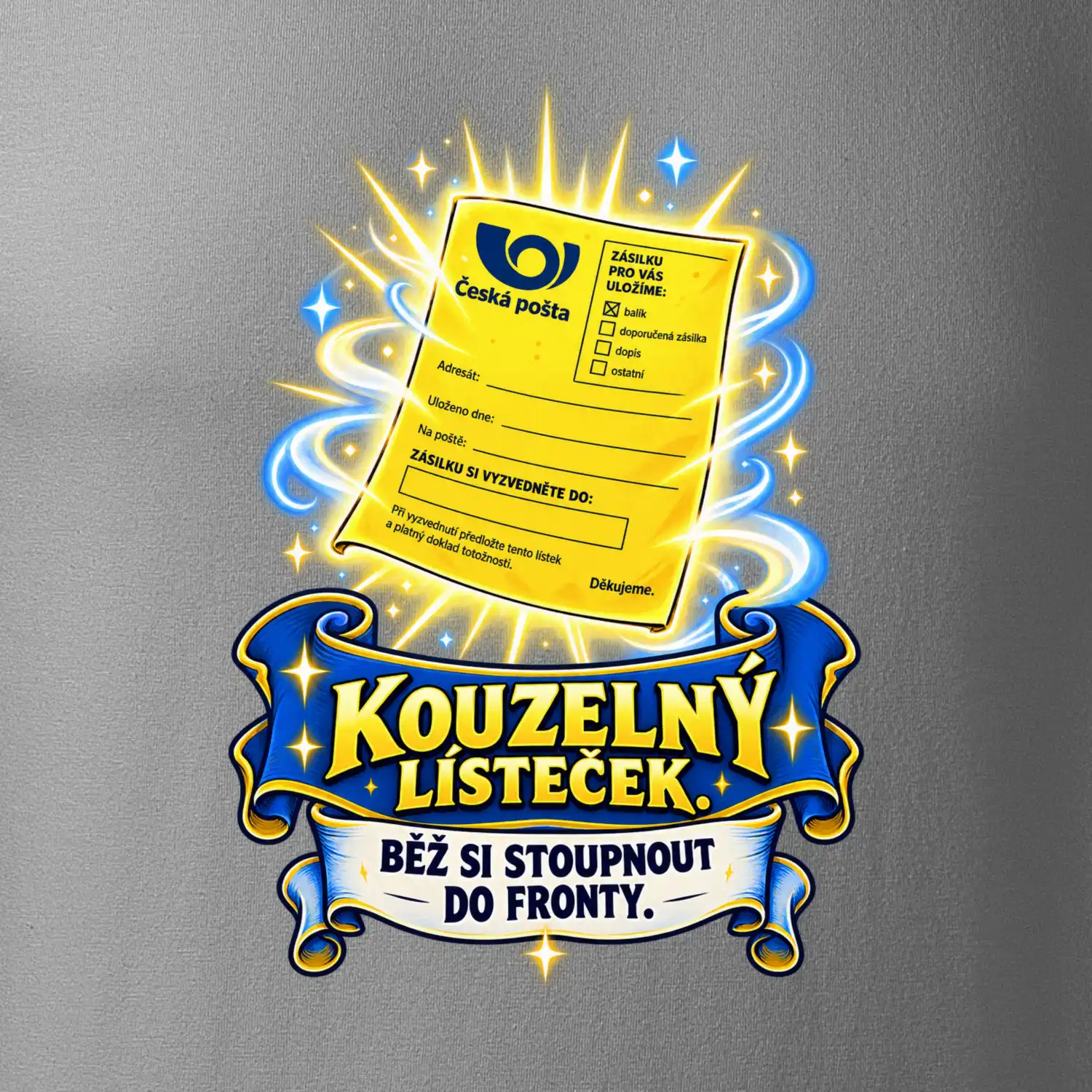 Kouzelný lísteček z pošty