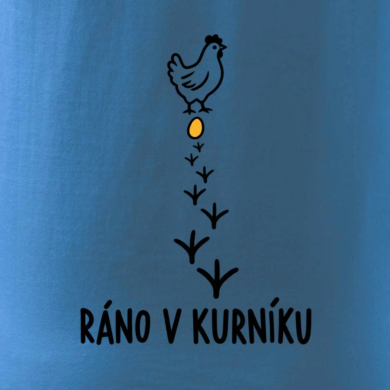 Ráno v kurníku slepice a vejce