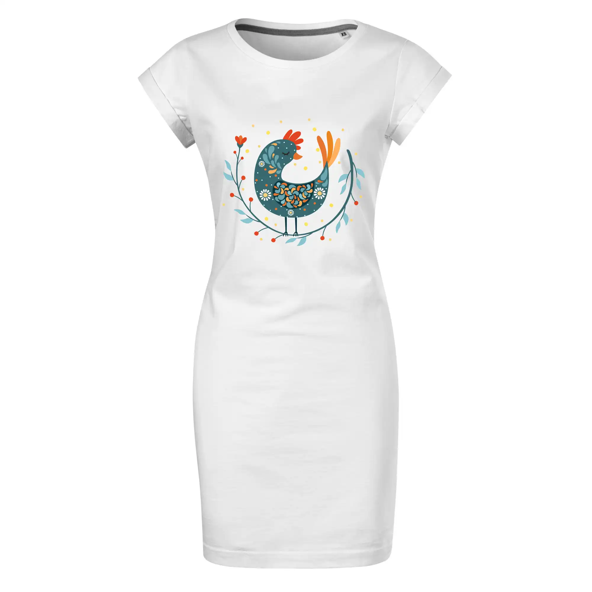 Folklor - slepice s kopretinou