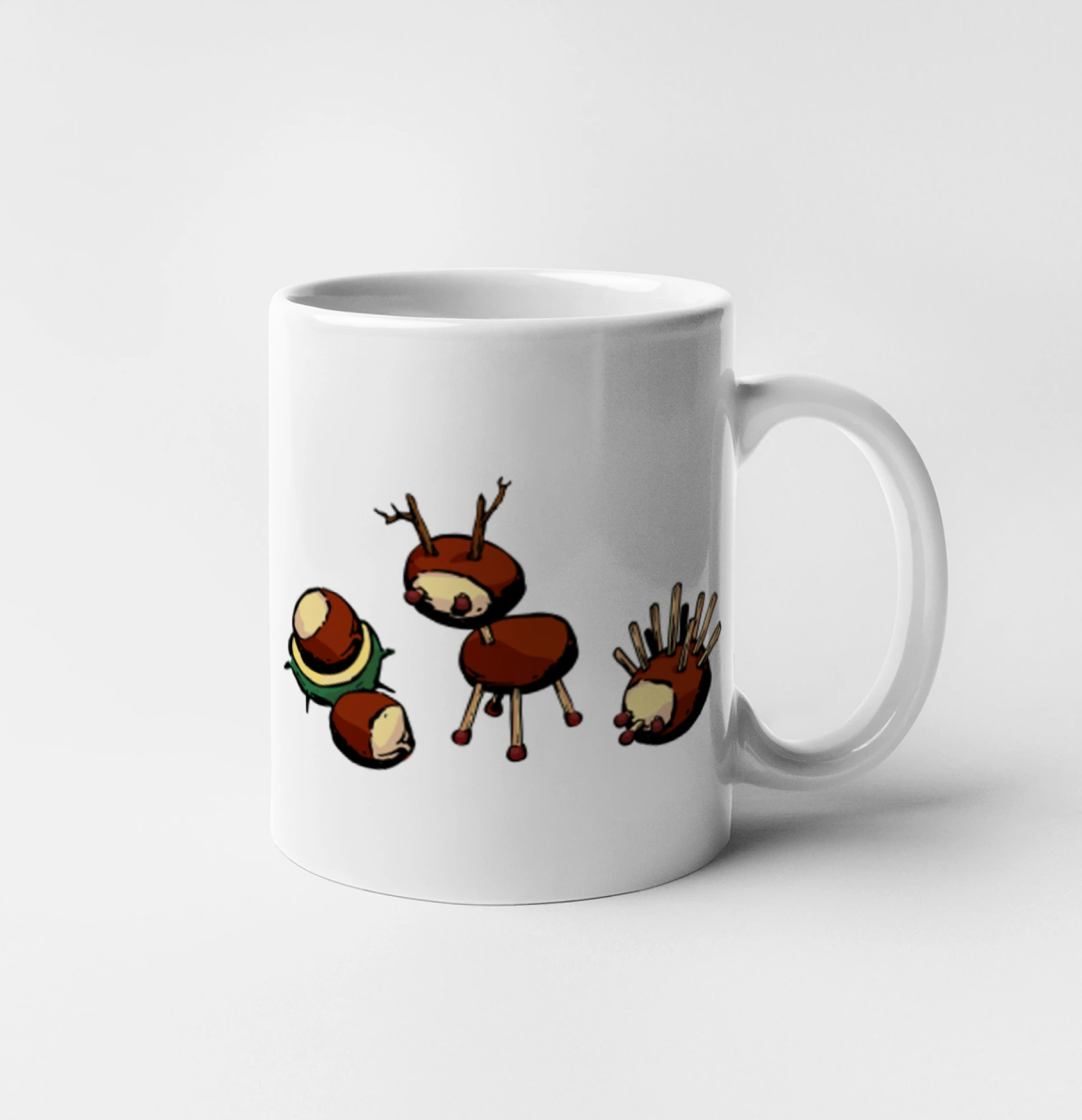 Kaštanová zvířátka - v řadě